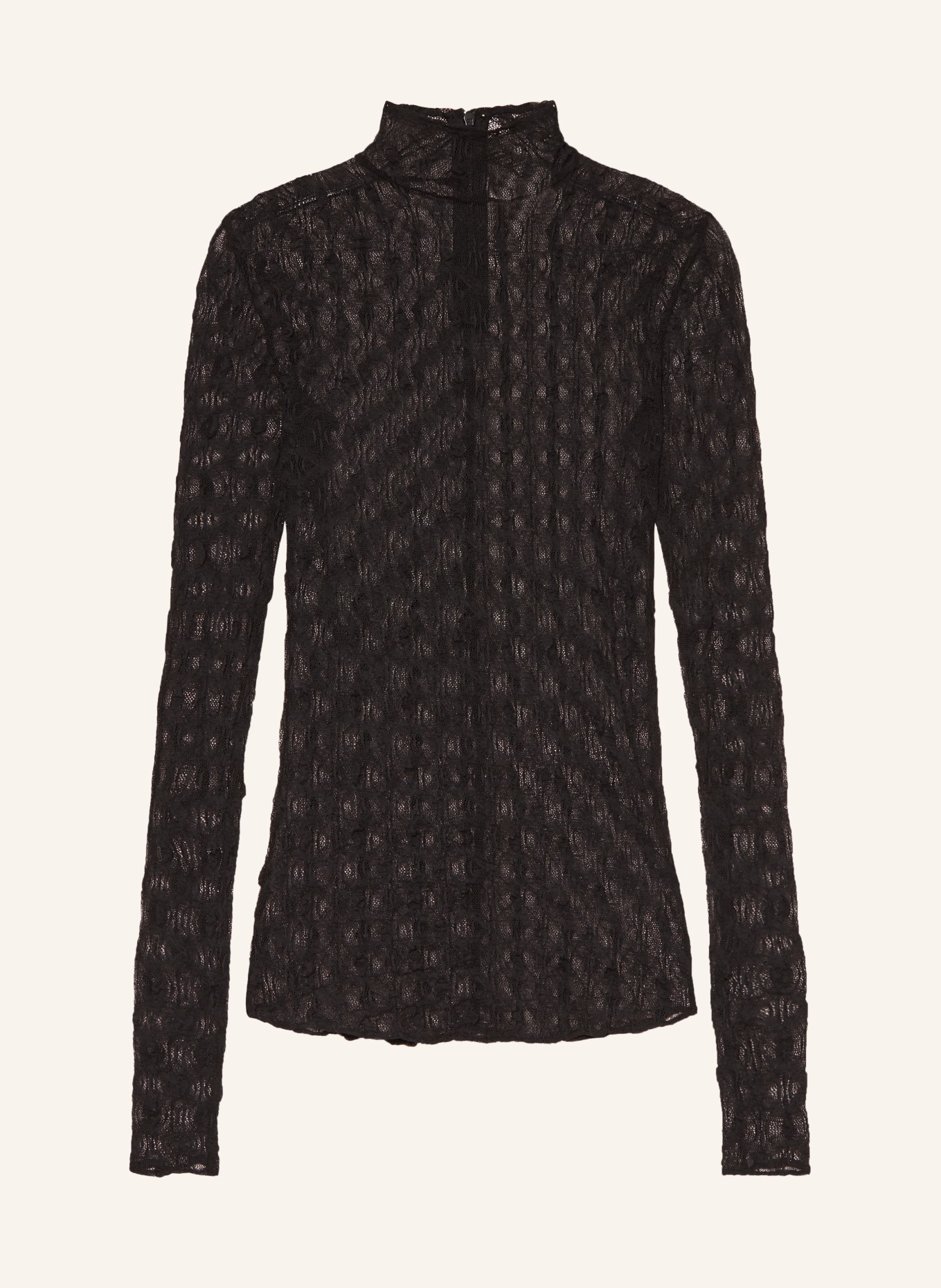 ISABEL MARANT Long sleeve shirt TOXANI-GF made of lace, Color: BLACK (Image 1)