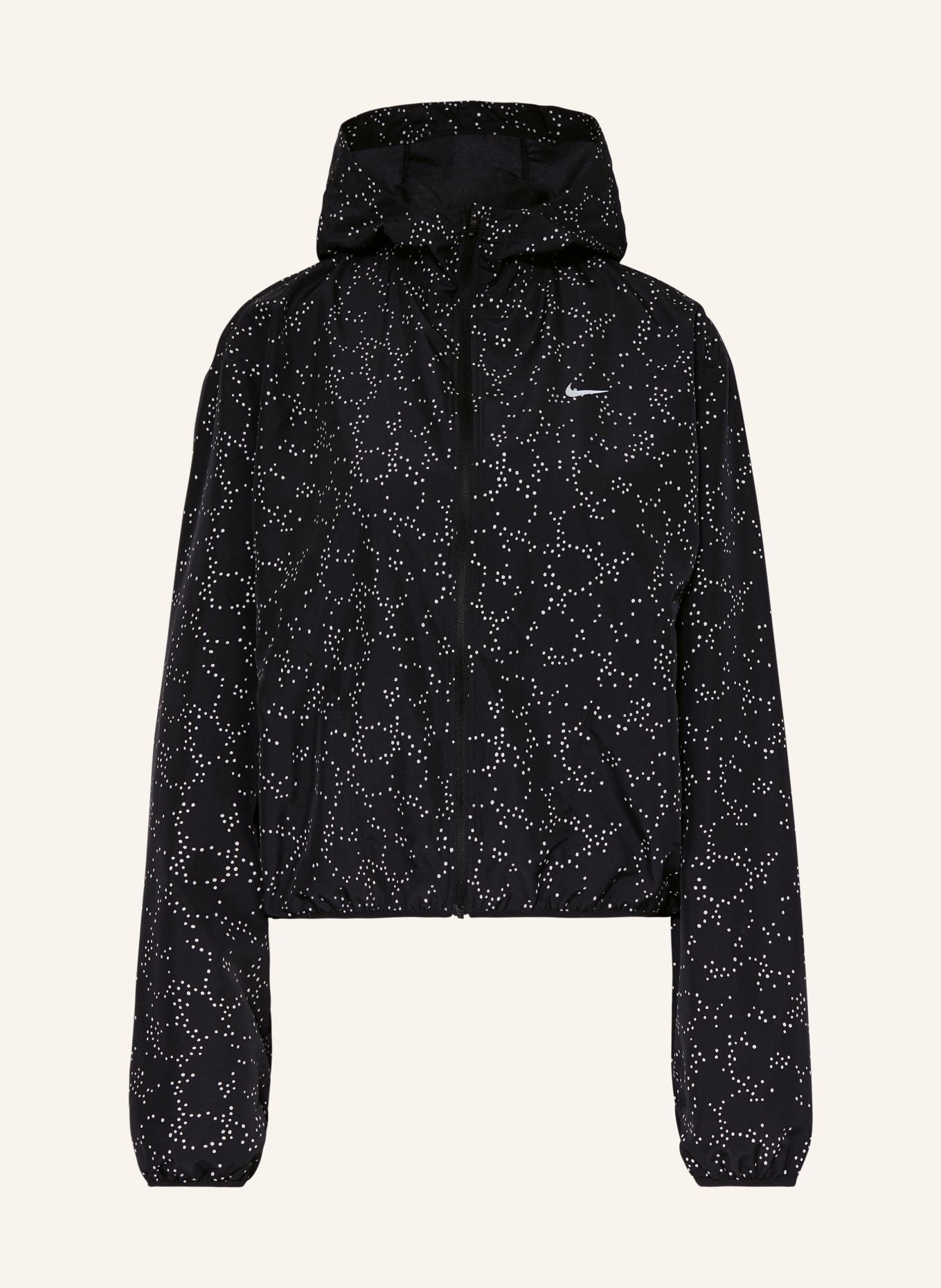 Nike Running jacket DRI-FIT, Color: BLACK/ LIGHT GRAY (Image 1)