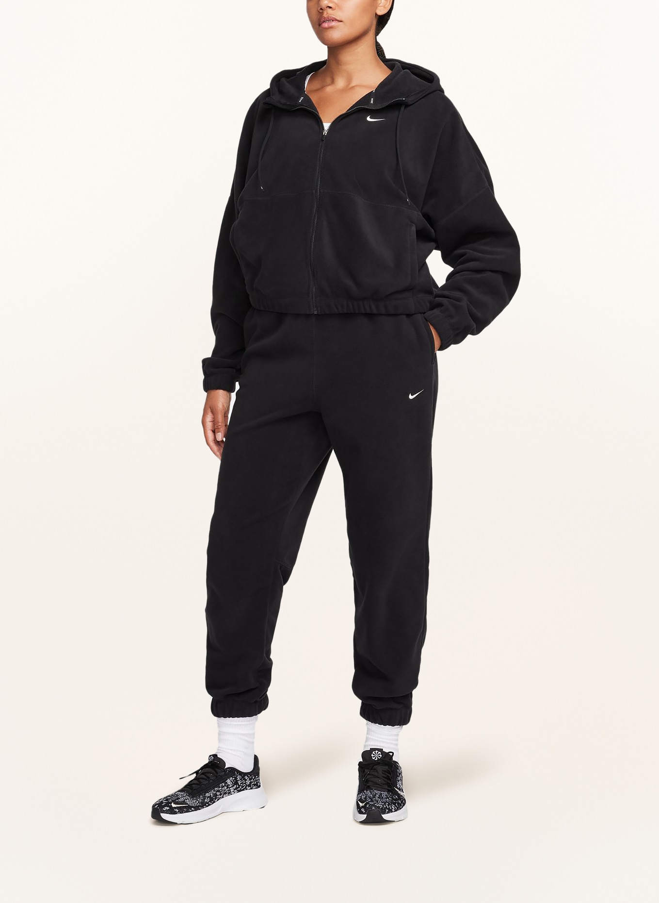 Nike Fleece jacket THERMA-FIT ONE, Color: BLACK (Image 2)