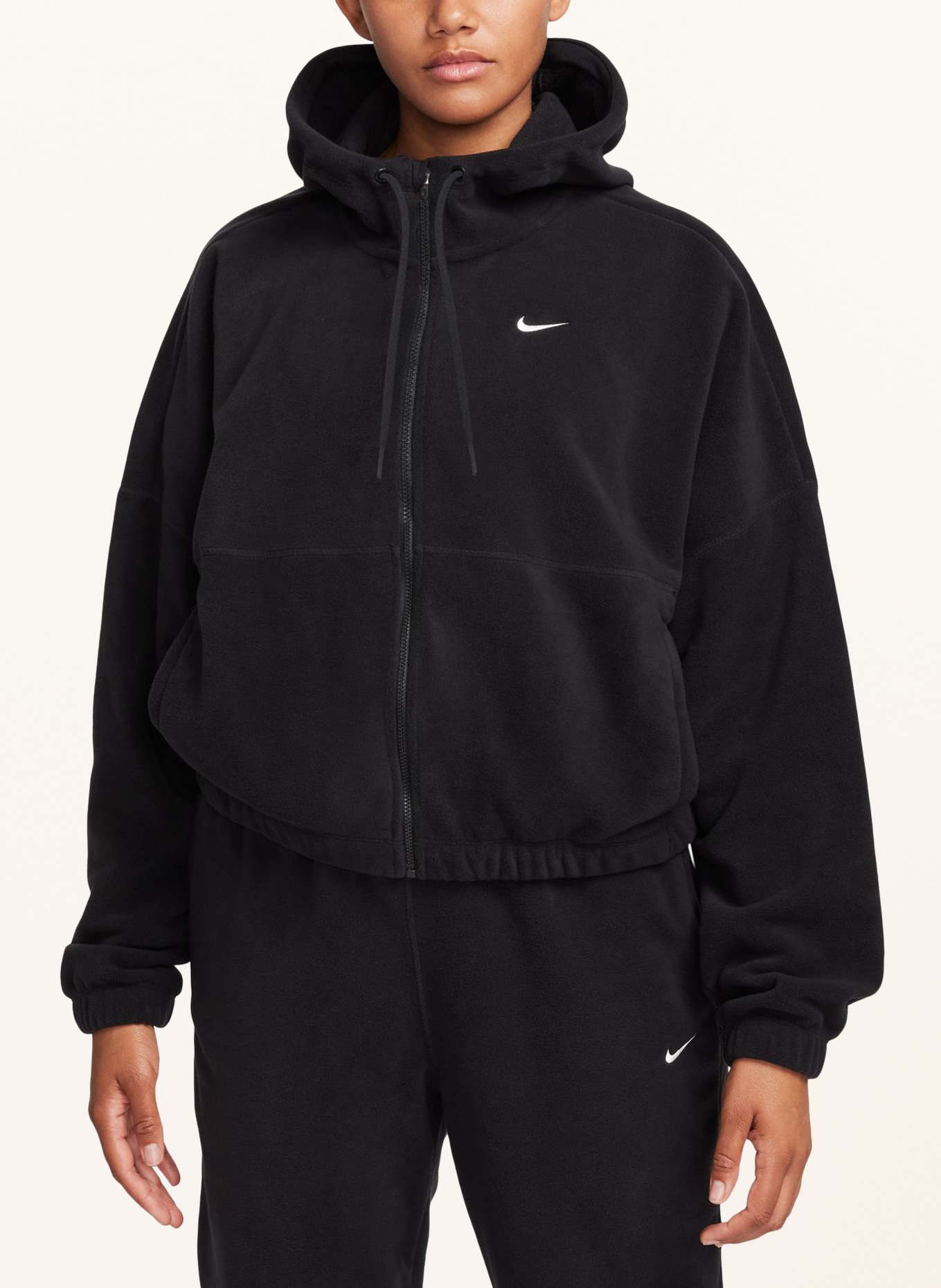 Nike Fleece jacket THERMA-FIT ONE, Color: BLACK (Image 4)