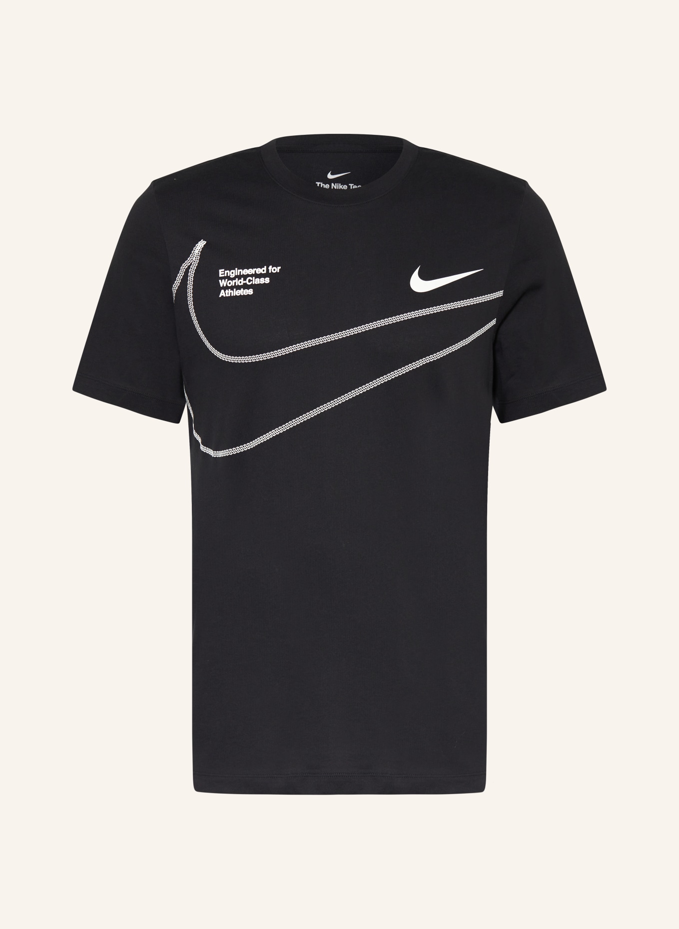 Nike T-Shirt DRI-FIT, Farbe: SCHWARZ/ WEISS (Bild 1)
