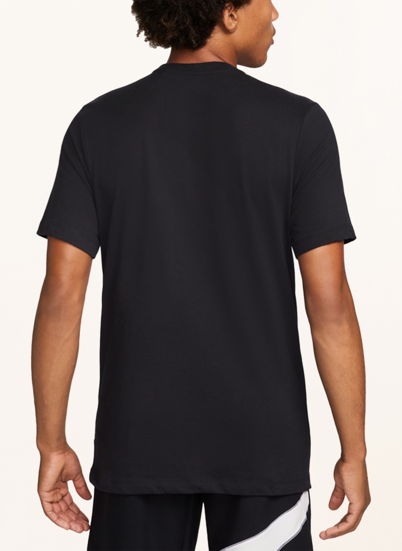 Nike T-Shirt DRI-FIT, Farbe: SCHWARZ/ WEISS (Bild 3)