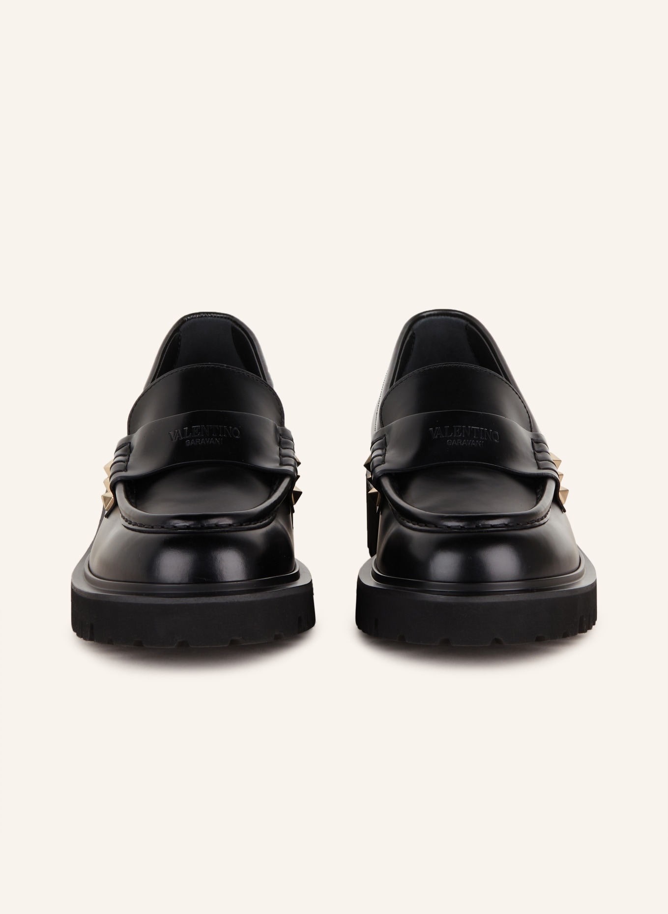 VALENTINO GARAVANI Loafers ROCKSTUD, Color: BLACK (Image 3)