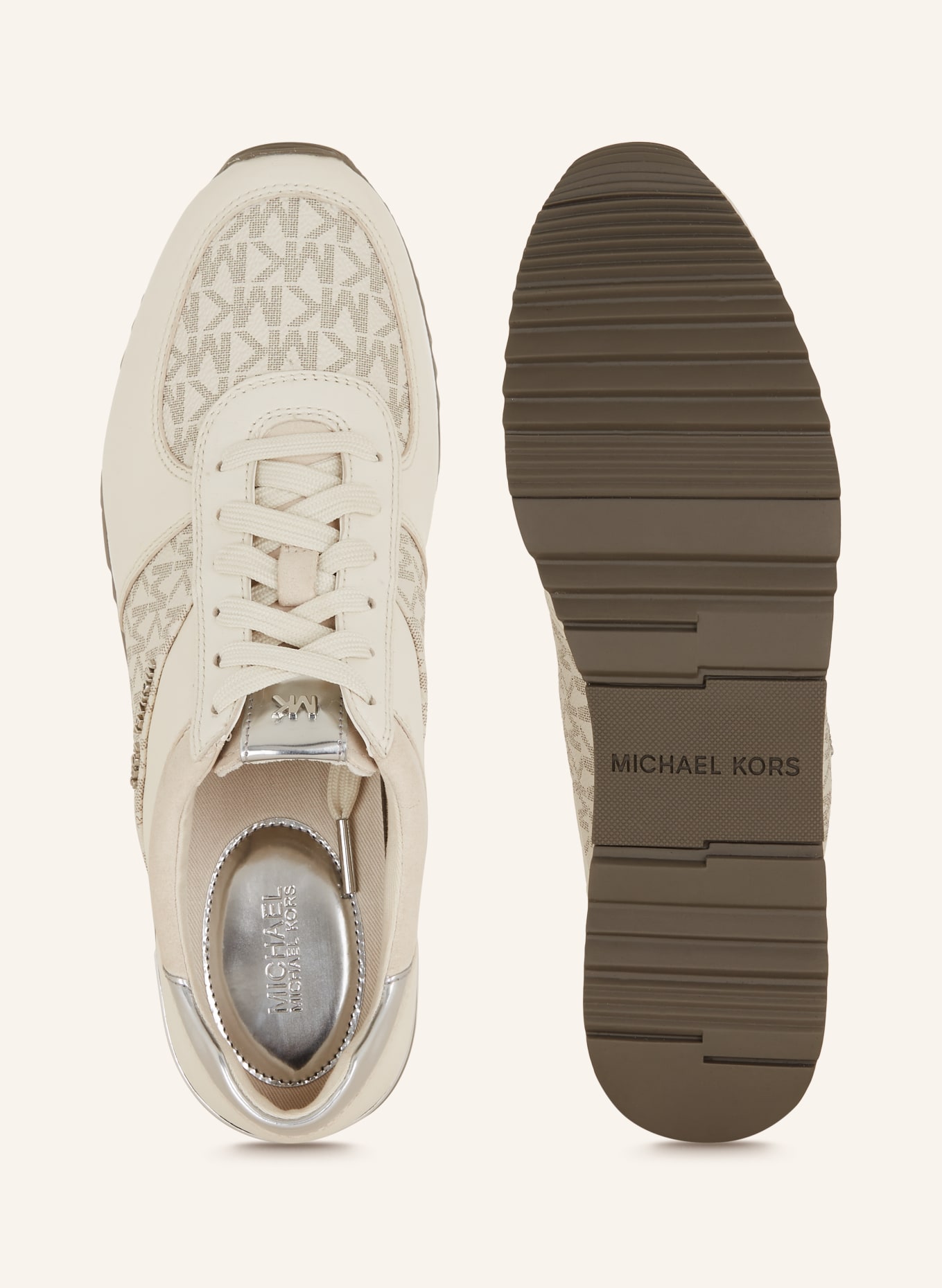 MICHAEL KORS Sneaker ALLIE, Farbe: CREME/ BEIGE (Bild 5)