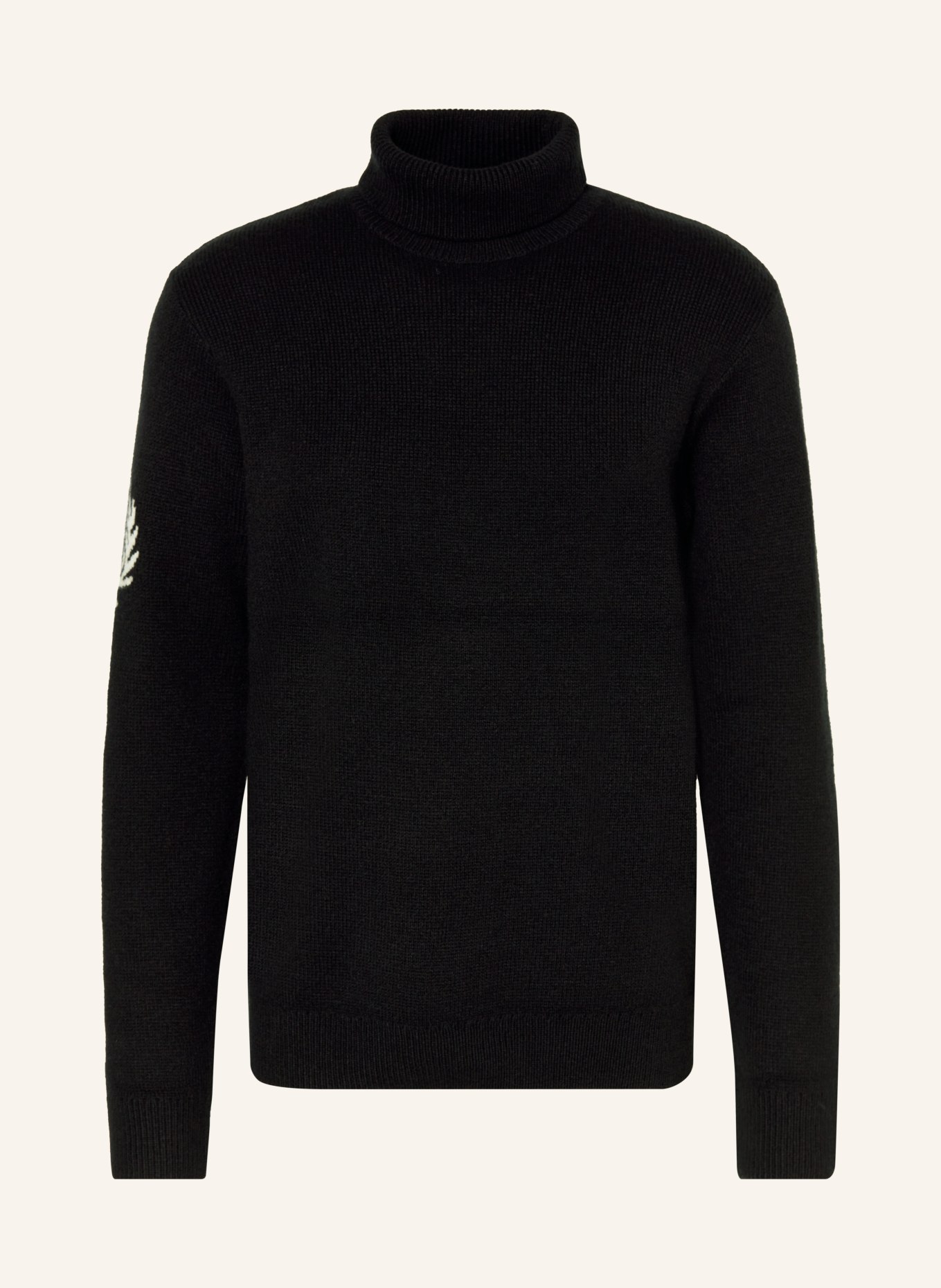 FRED PERRY Turtleneck sweater LAUREL, Color: BLACK (Image 1)