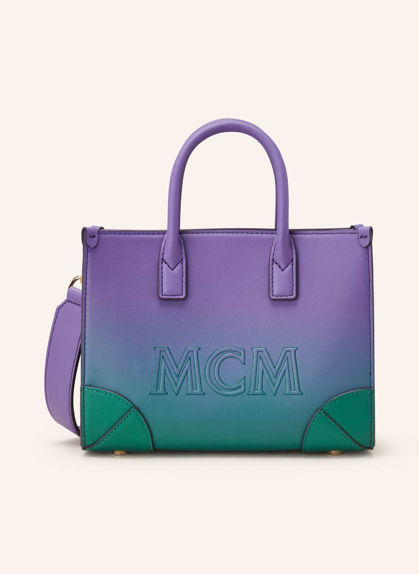 MCM Shopper MUNCHEN, Color: UQ PASSION FLOWER (Image 1)