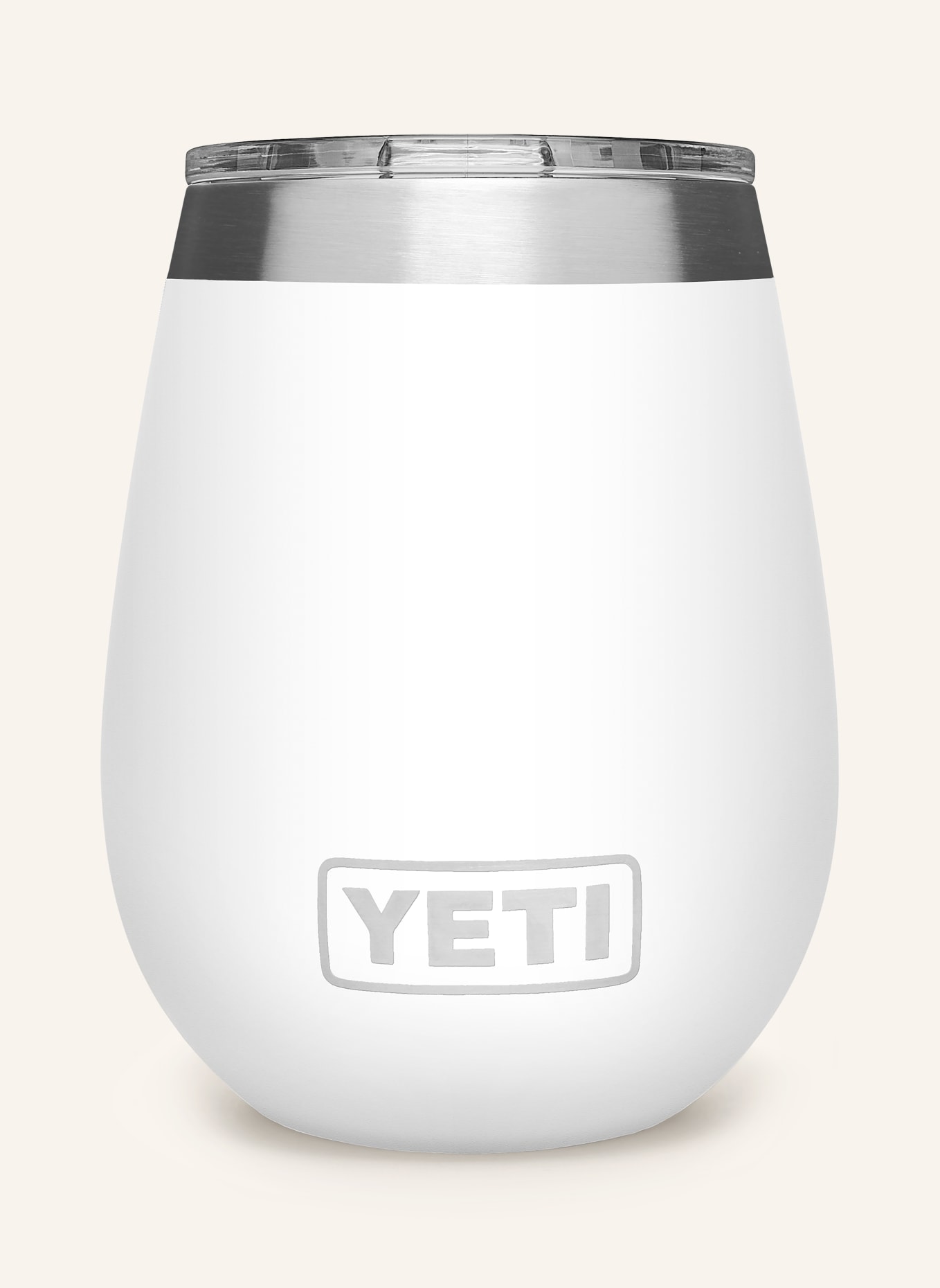 YETI Thermo-Weinbecher RAMBLER®, Farbe: WEISS/ SILBER (Bild 1)
