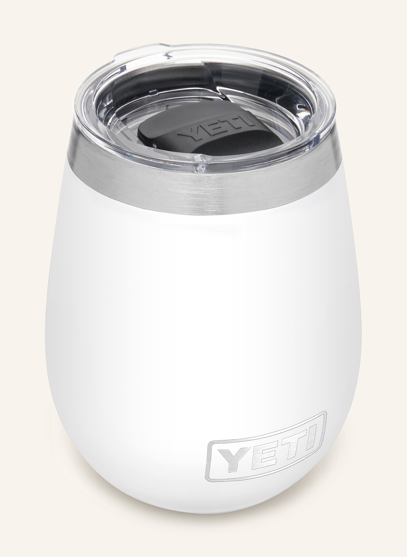 YETI Insulated wine cup RAMBLER®, Color: WHITE/ SILVER (Image 3)