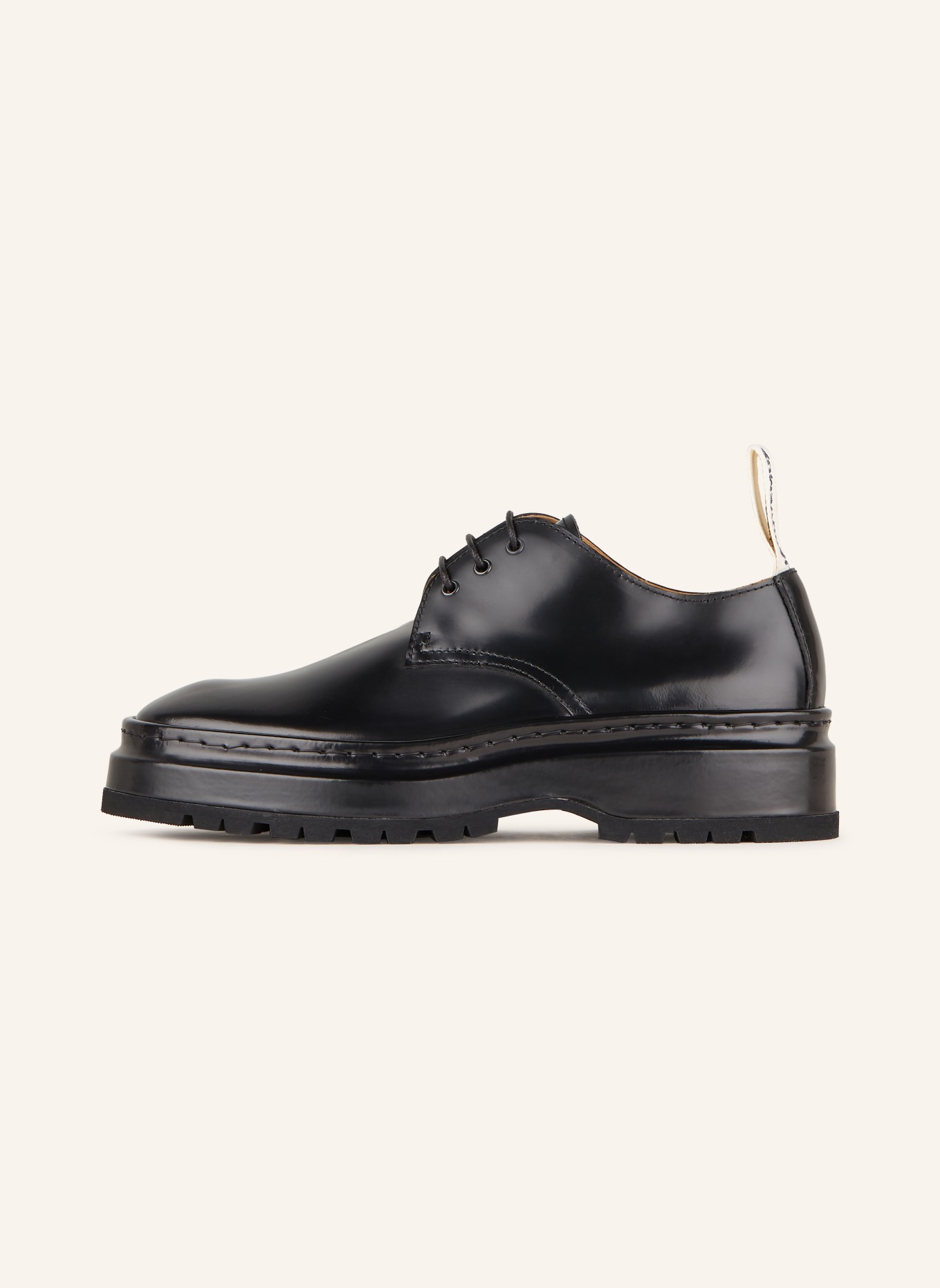 JACQUEMUS Lace-up shoes LES DERBIES PAVANE, Color: BLACK (Image 4)