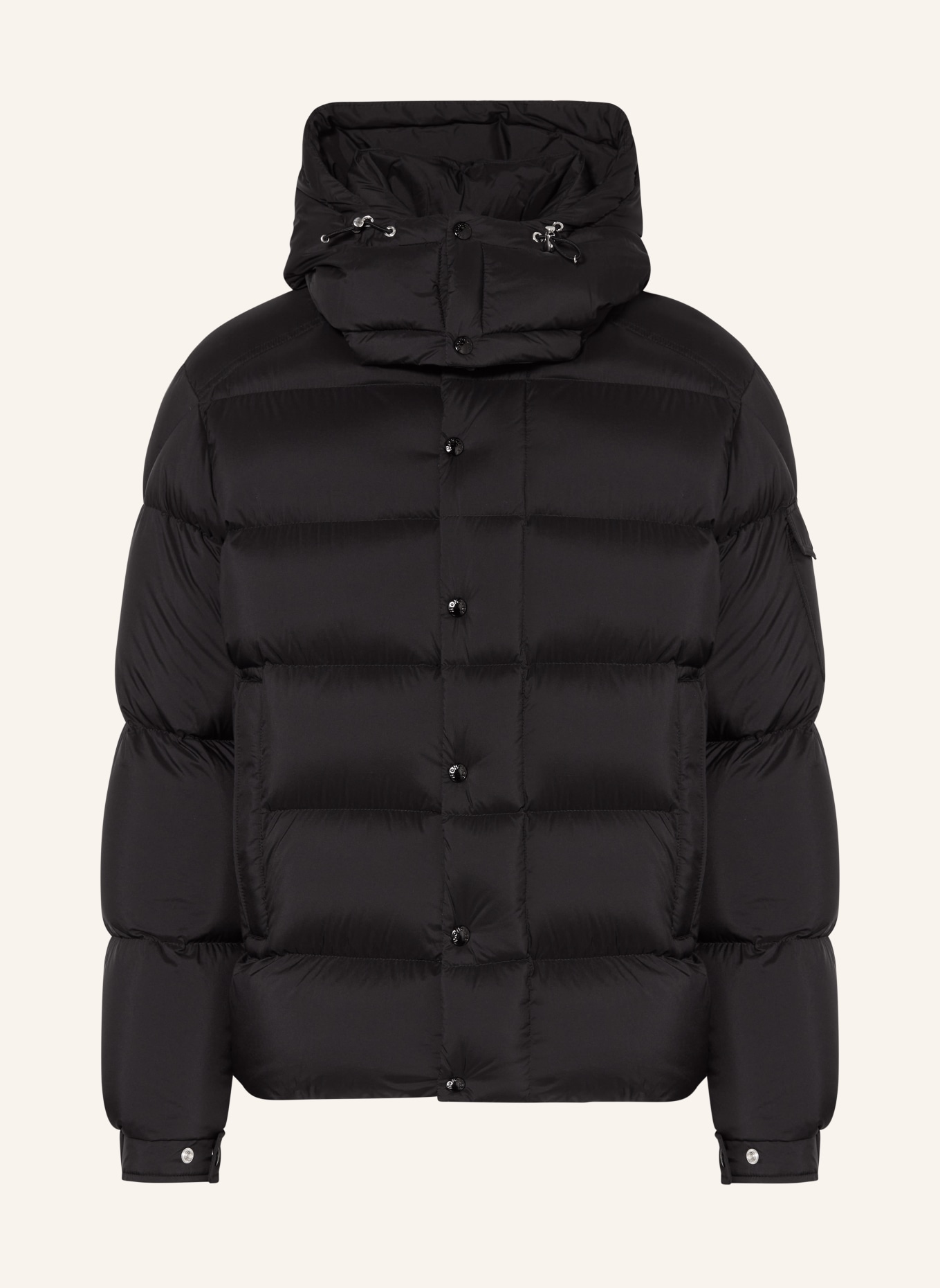 MONCLER Down jacket VEZERE with removable hood, Color: BLACK (Image 1)