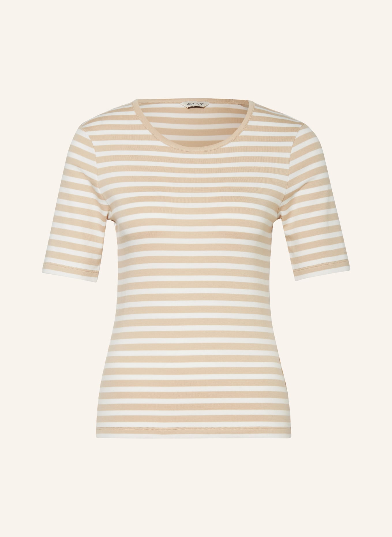 GANT T-shirt, Color: CREAM/ BEIGE (Image 1)