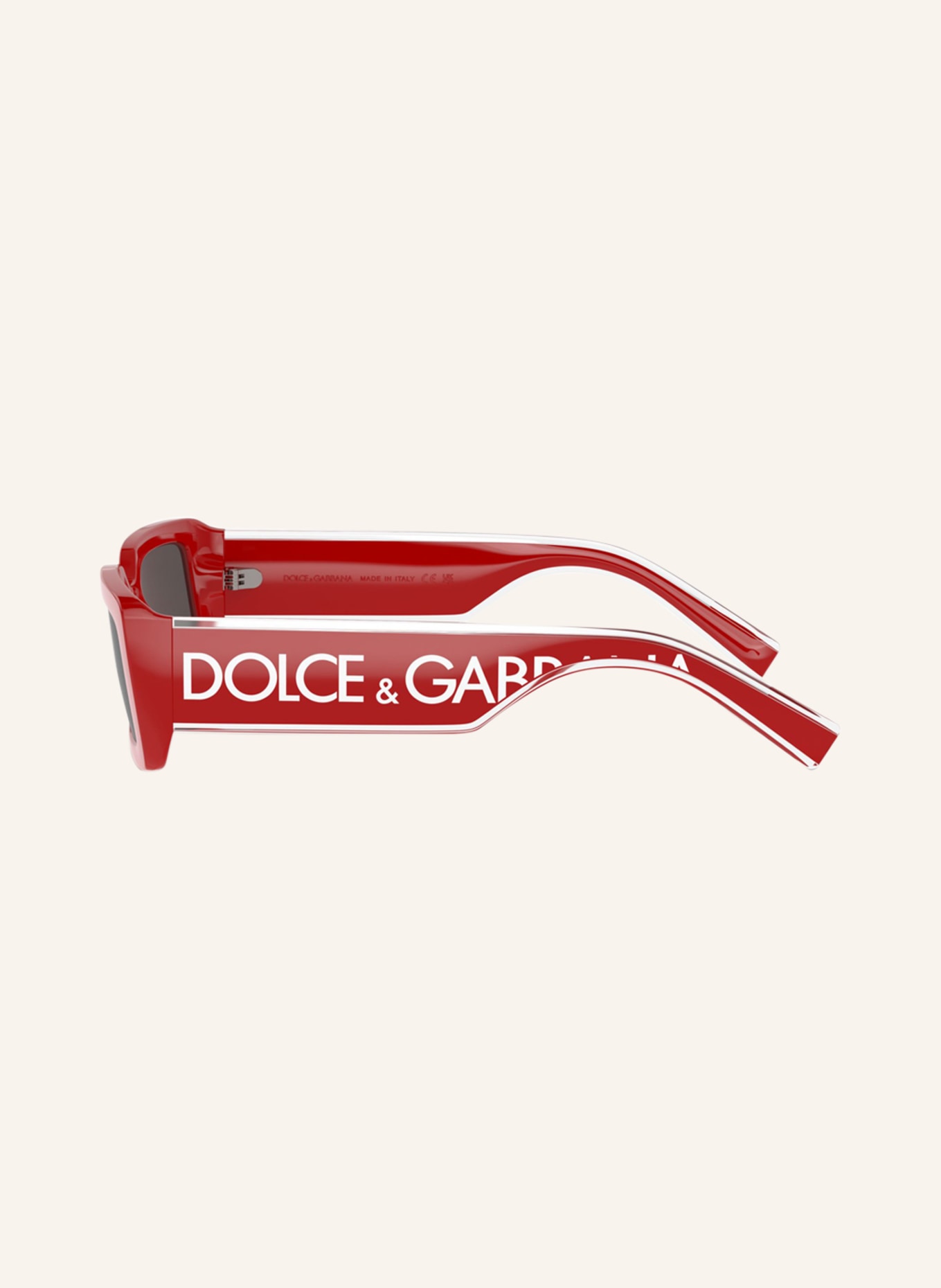 DOLCE & GABBANA Sonnenbrille DG6187: 309687 - ROT/ DUNKELGRAU