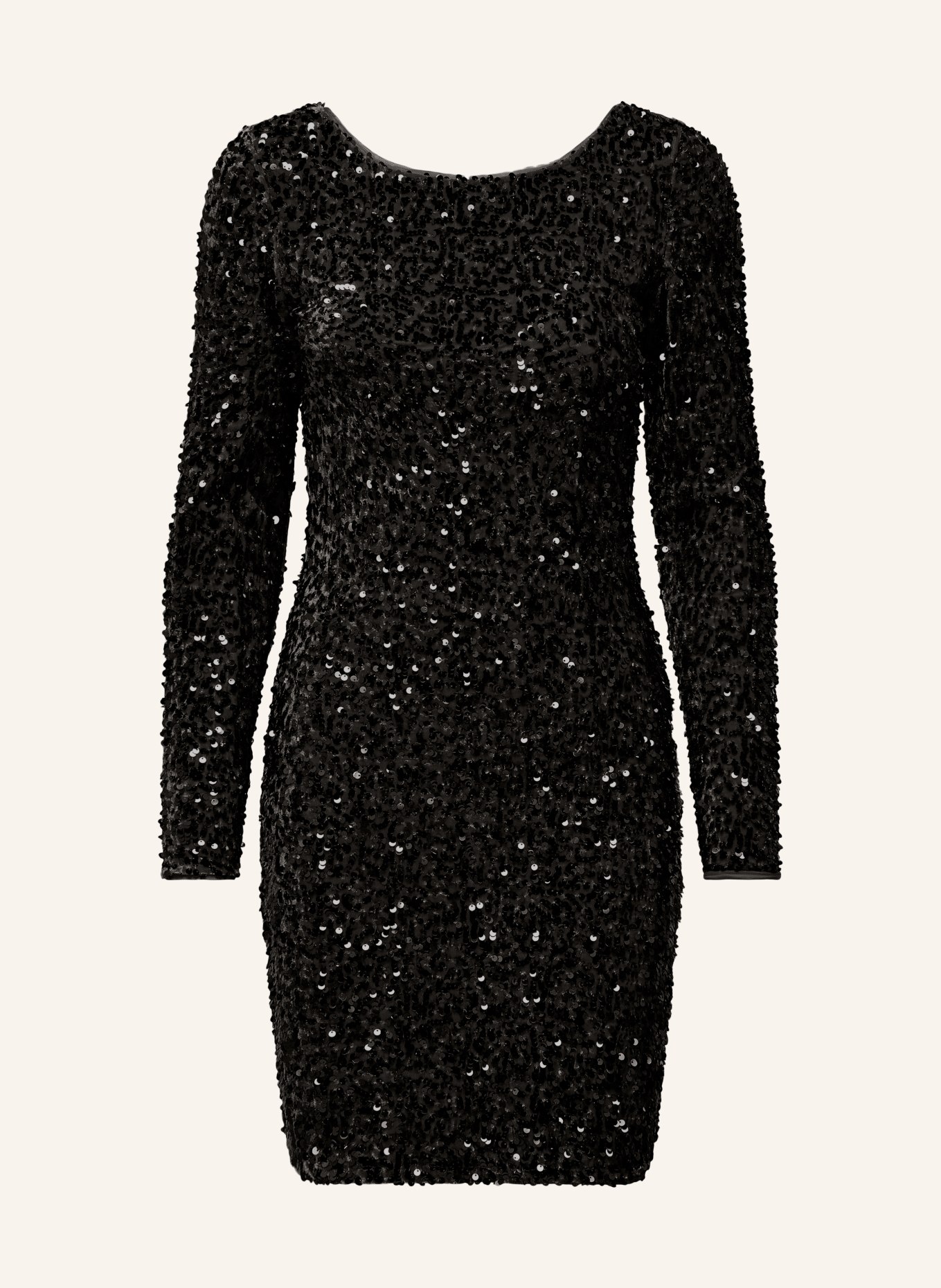 ONLY Dress with sequins, Color: BLACK (Image 1)