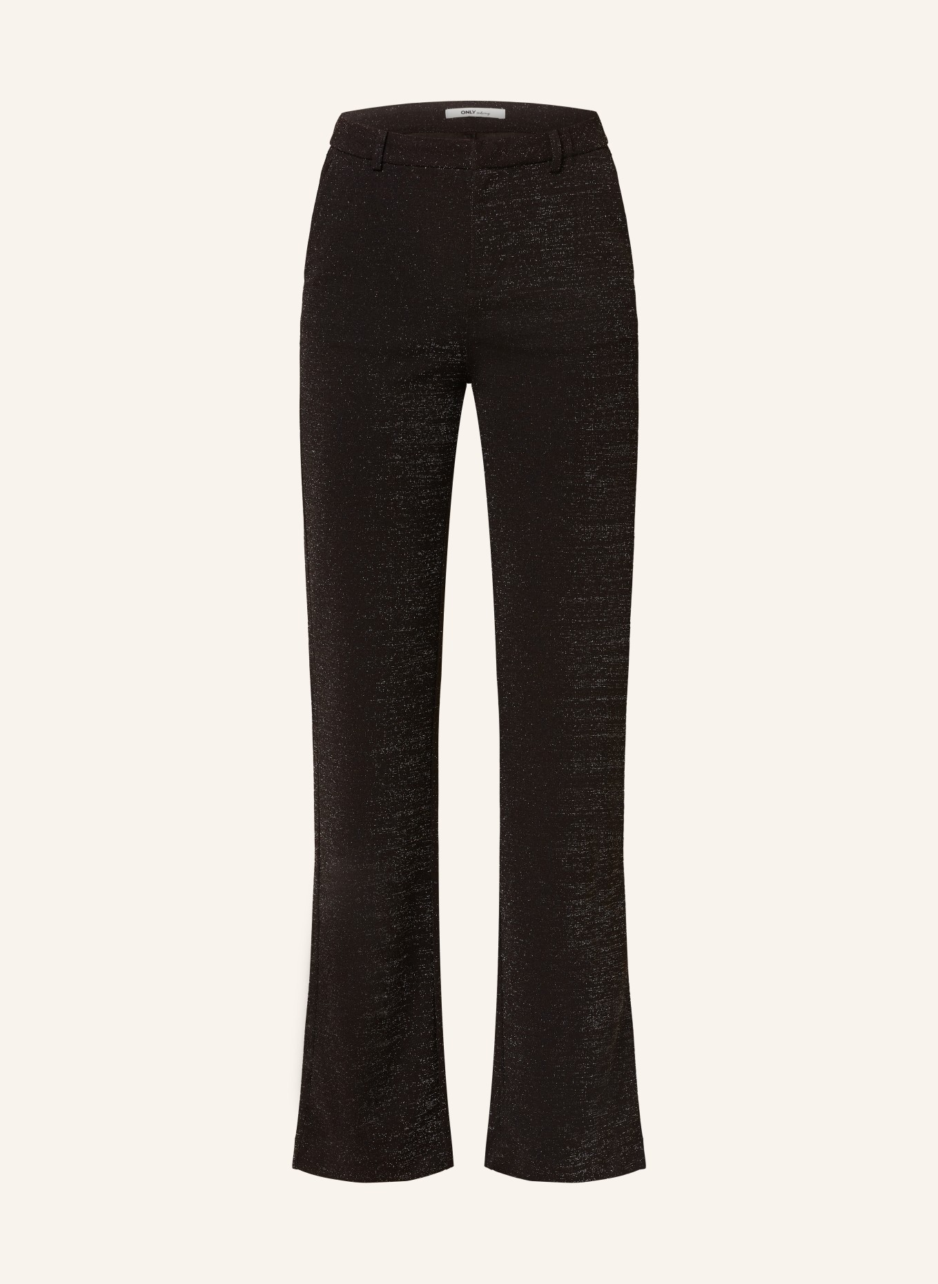 Black glitter best sale wide leg trousers