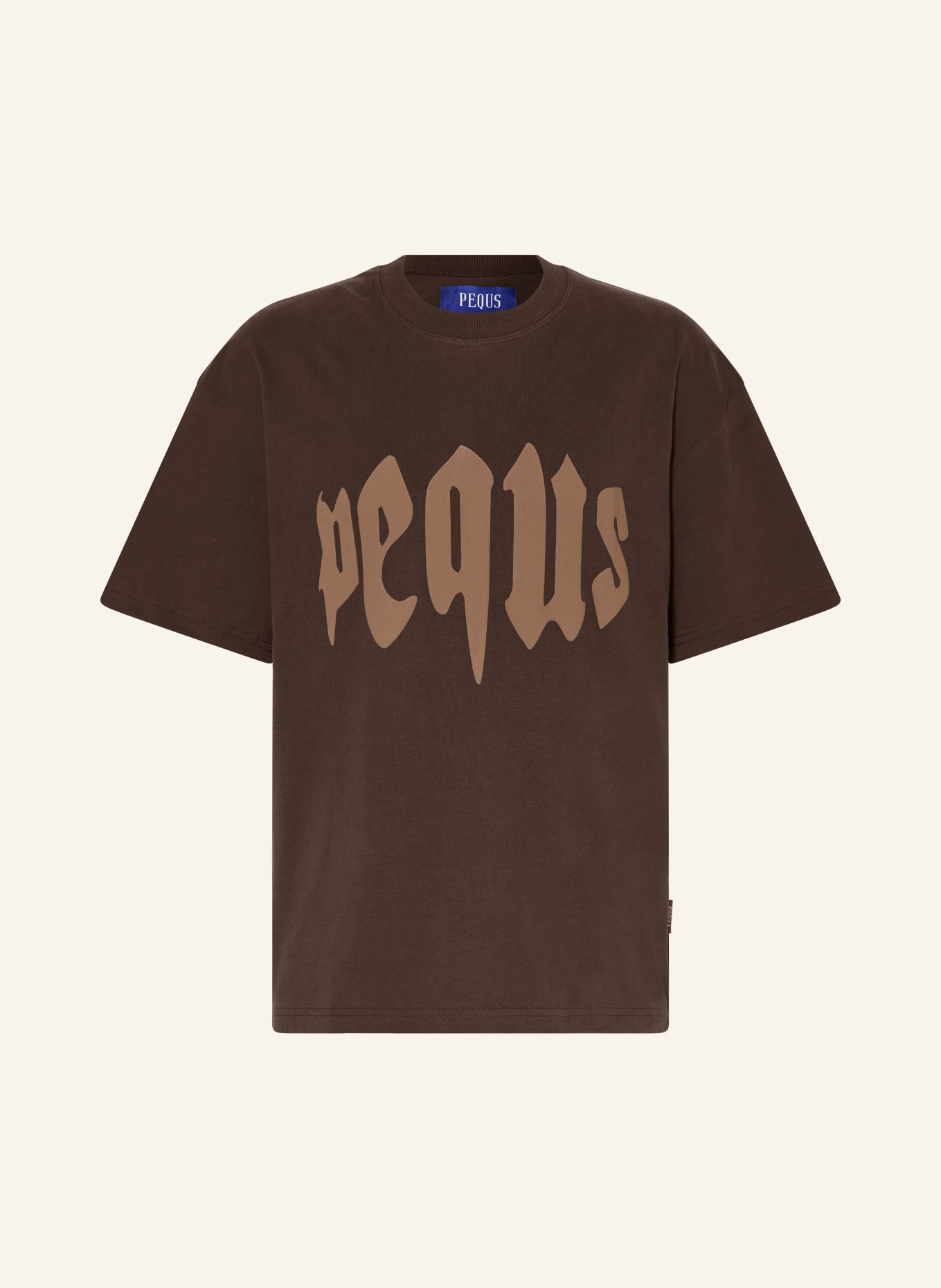 PEQUS T-shirt, Color: DARK BROWN/ BROWN (Image 1)