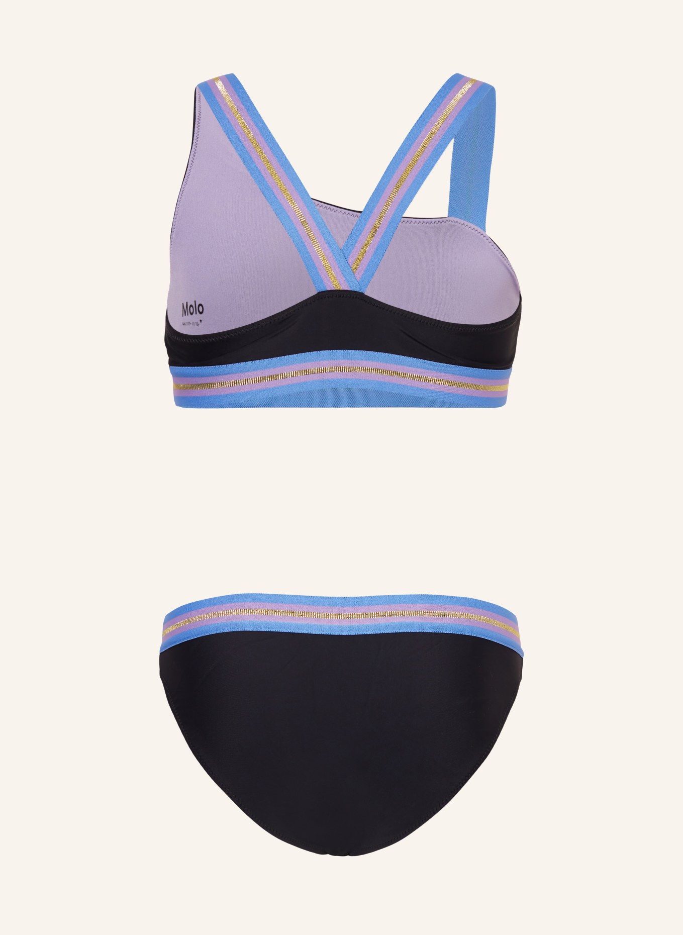 molo Bustier-Bikini NICOLA mit UV-Schutz 50+, Farbe: SCHWARZ (Bild 2)