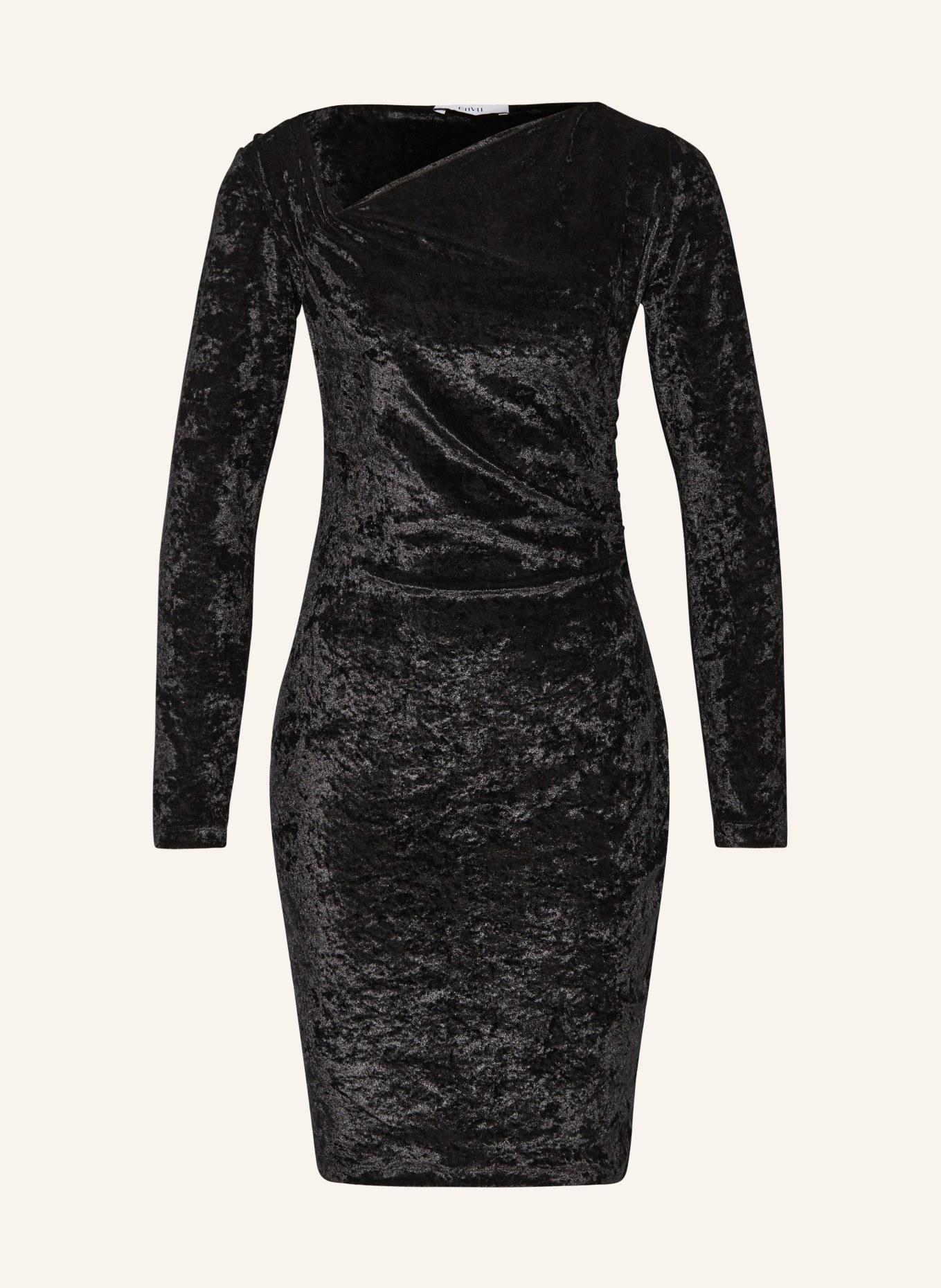 ENVII Velvet dress ENCAR, Color: BLACK (Image 1)