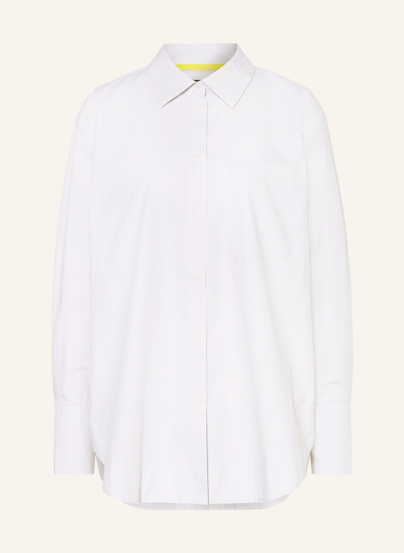 ARMEDANGELS Shirt blouse EASSAAL, Color: LIGHT PURPLE/ WHITE (Image 1)