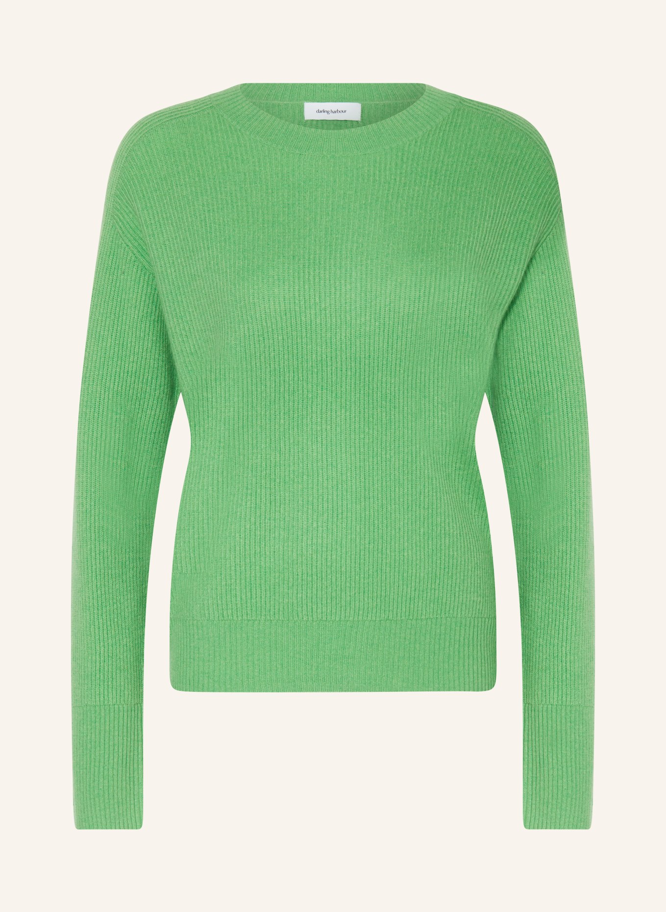 darling harbour Cashmere sweater, Color: apfelgrün (Image 1)