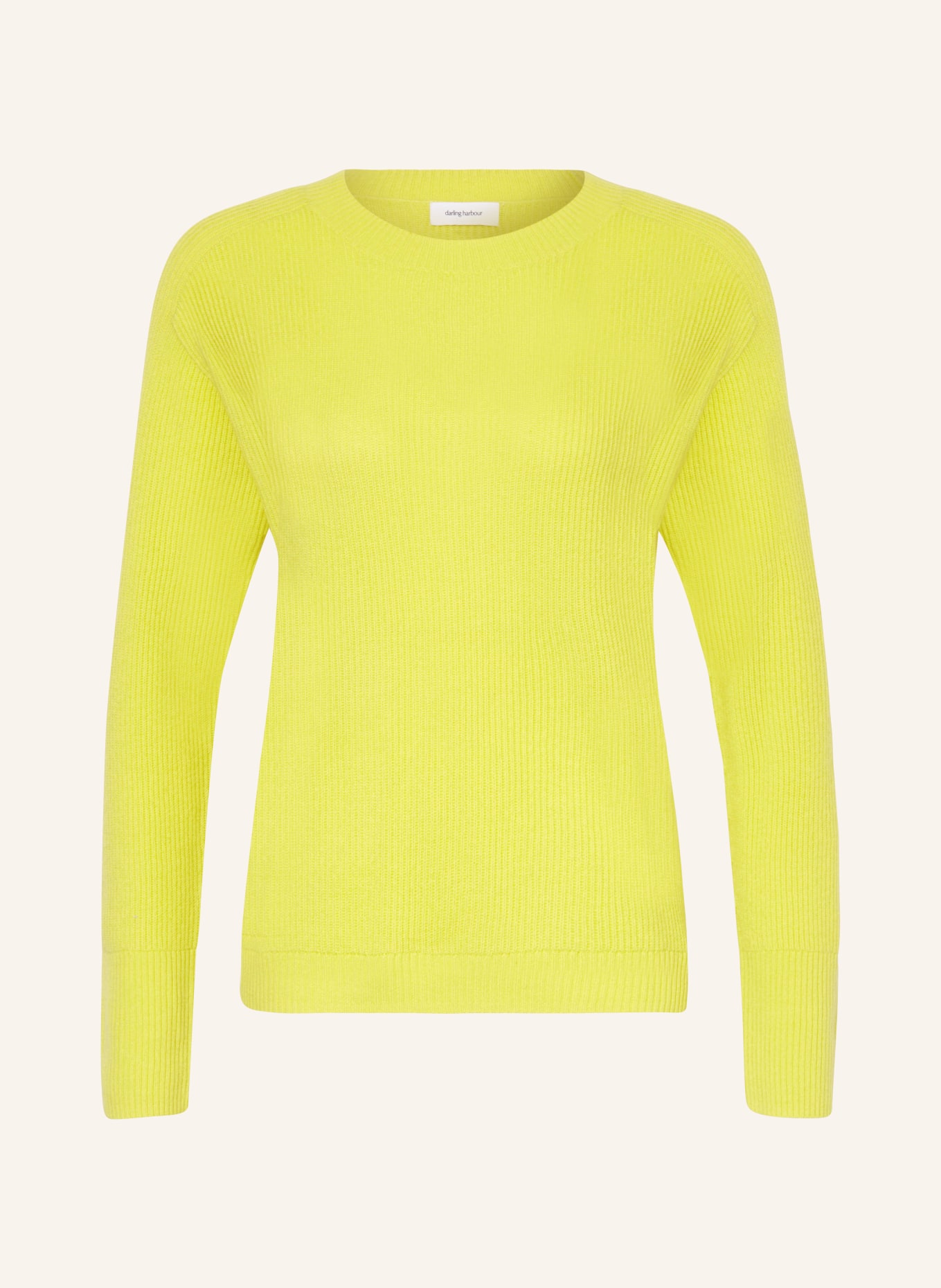 darling harbour Cashmere sweater, Color: YELLOW (Image 1)