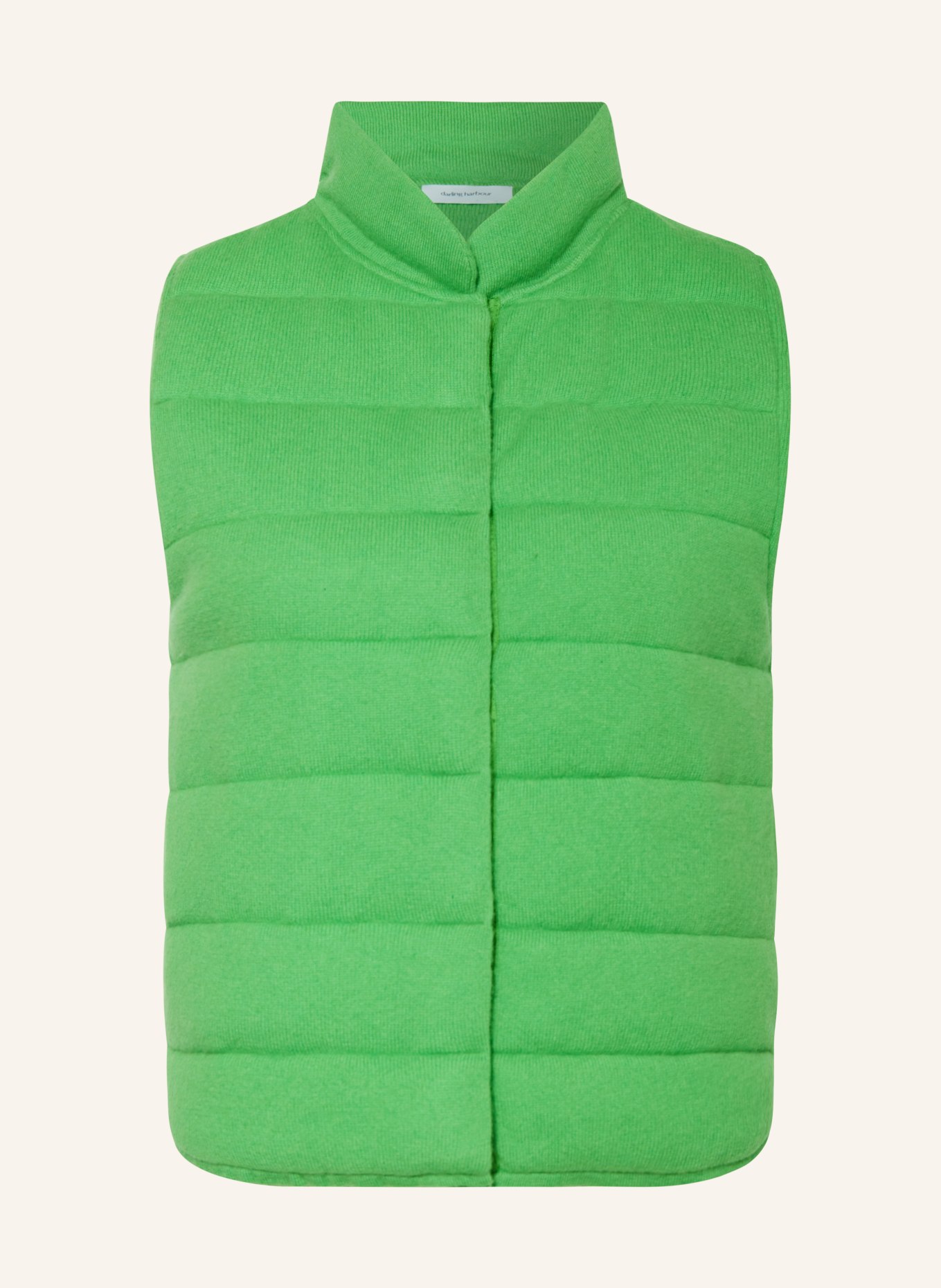 darling harbour Knit vest with cashmere, Color: apfelgrün (Image 1)