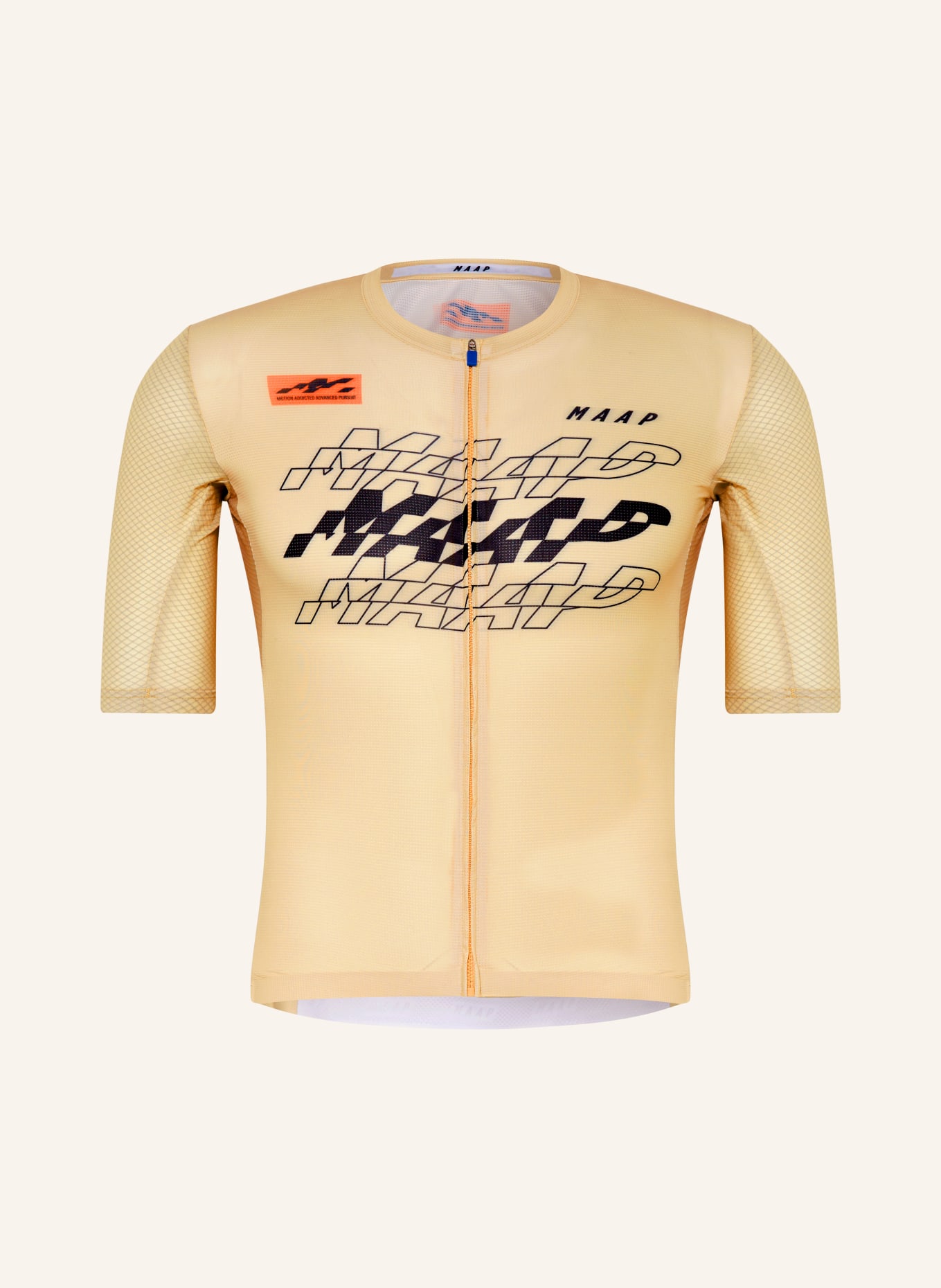 MAAP Cycling jersey FRAGMENT PRO AIR, Color: BEIGE (Image 1)