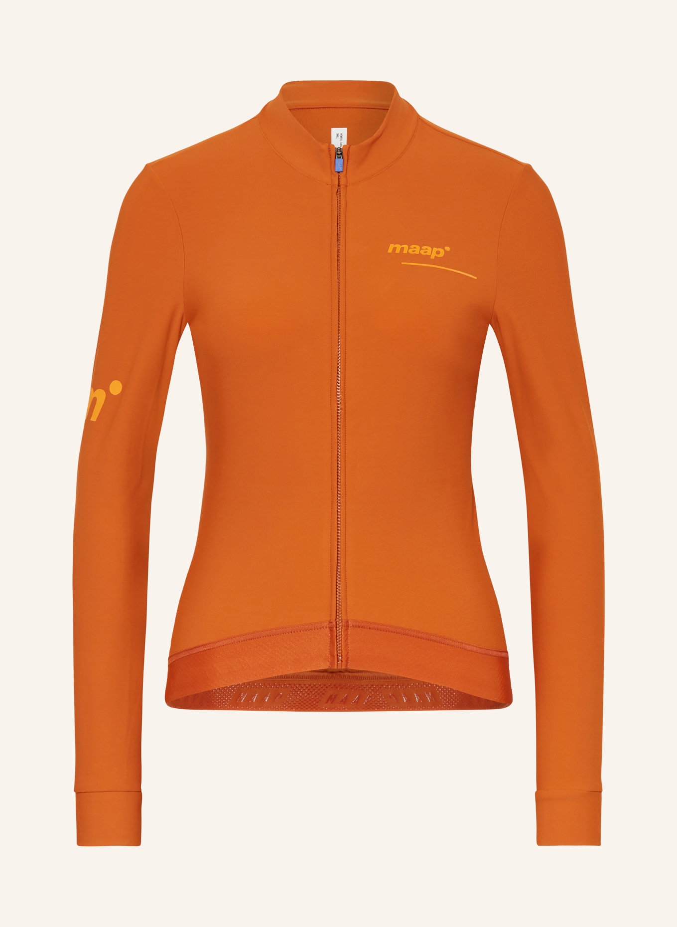 MAAP Thermal cycling jersey THERMAL LS in dark orange