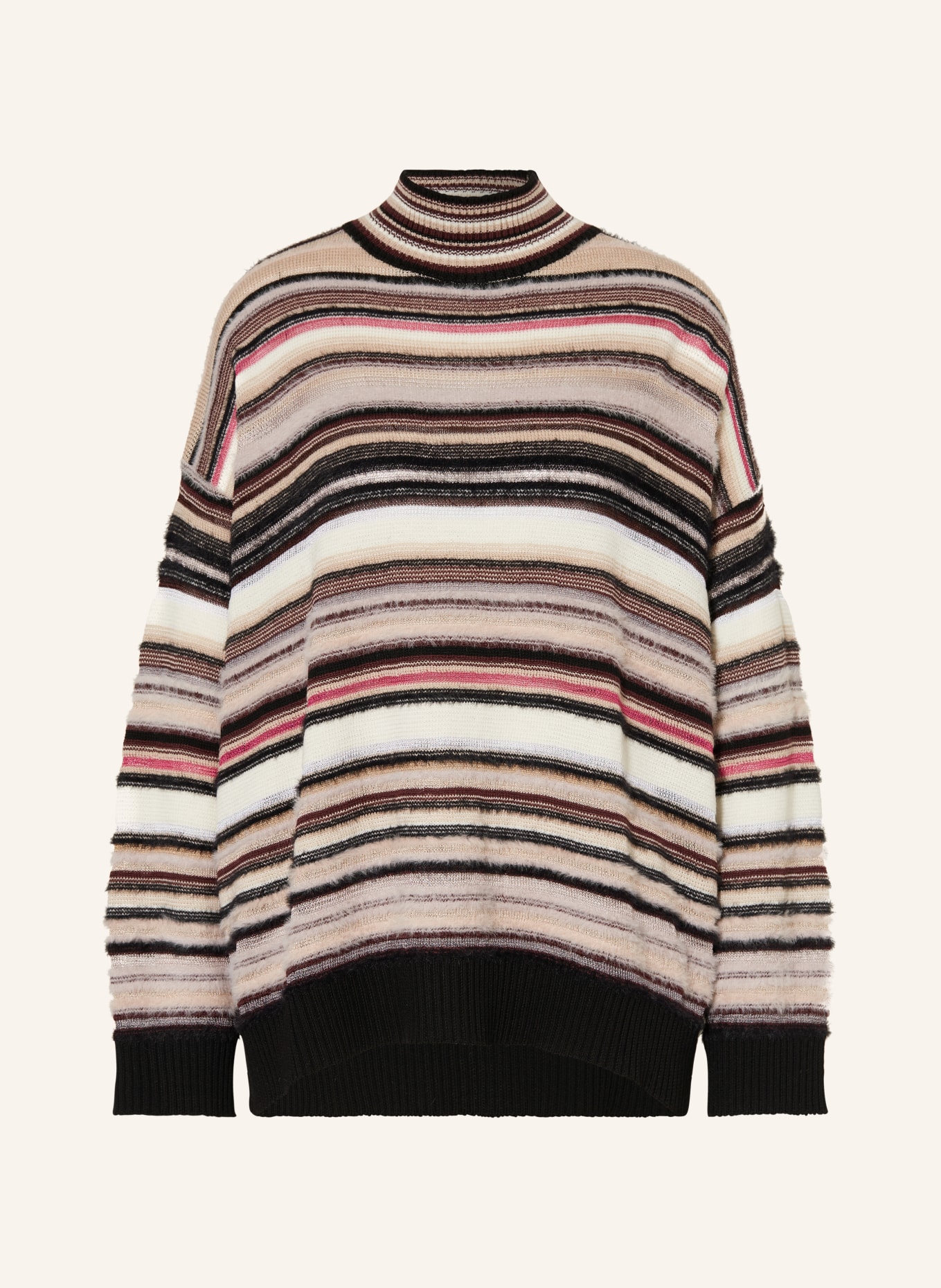 MISSONI Sweater, Color: ECRU/ BLACK/ PINK (Image 1)