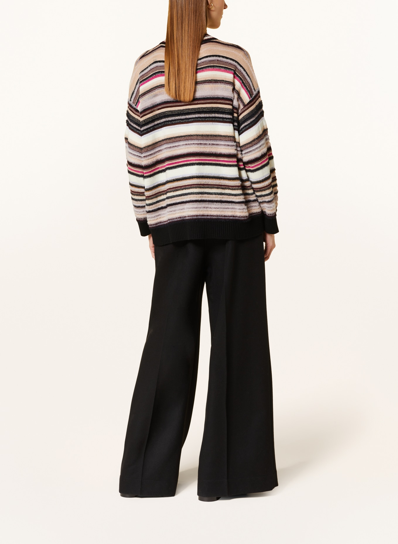 MISSONI Sweater, Color: ECRU/ BLACK/ PINK (Image 3)