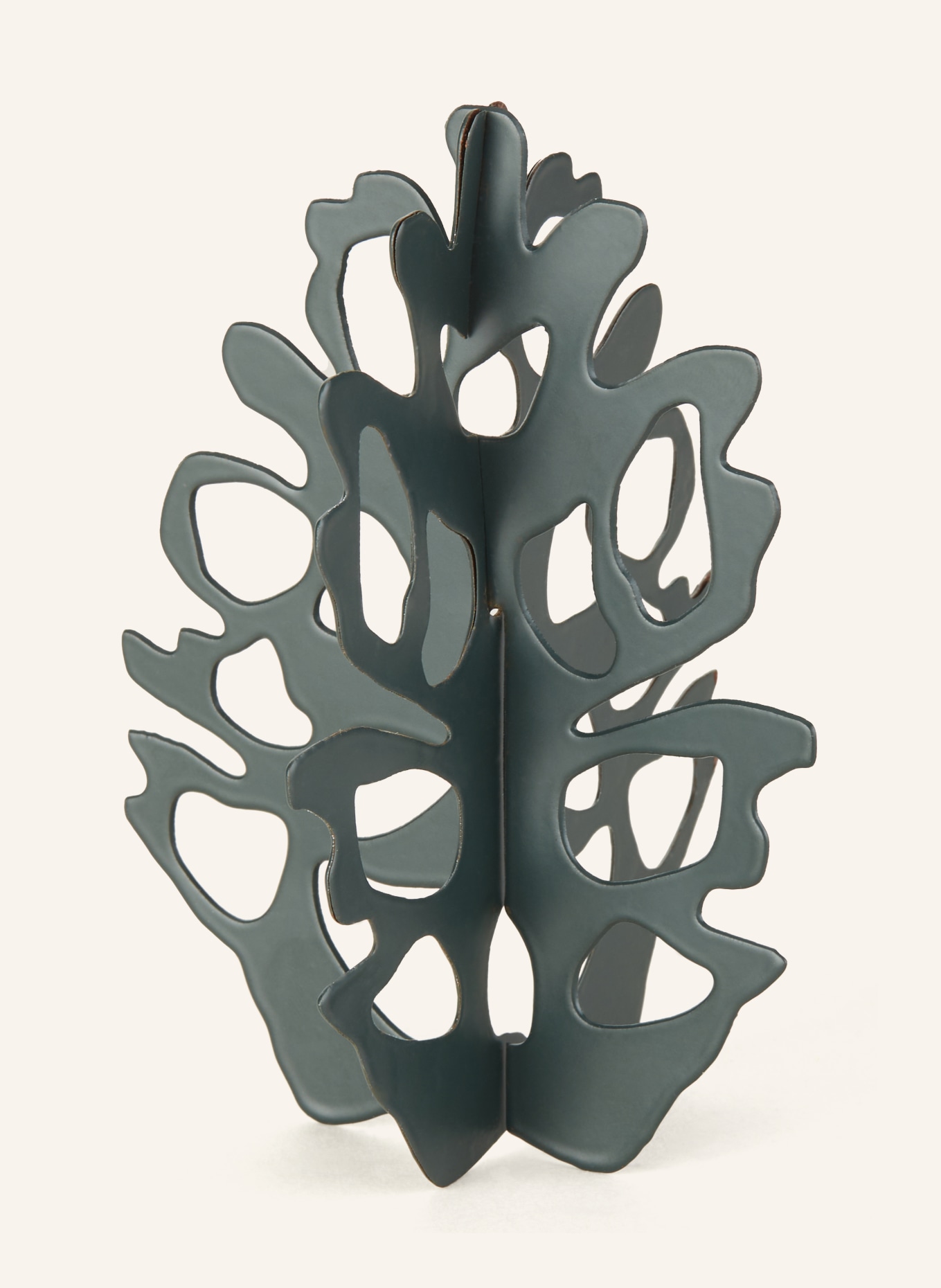 BROSTE COPENHAGEN Dekorativní figurka CONE: TMAVĚ ZELENÁ