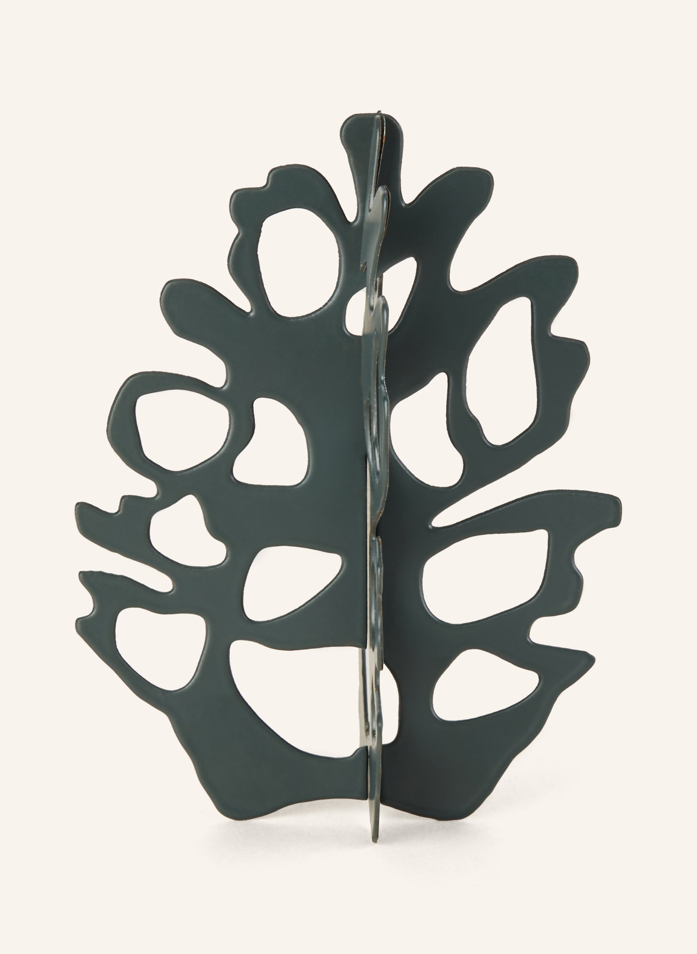 BROSTE COPENHAGEN Dekorativní figurka CONE: TMAVĚ ZELENÁ