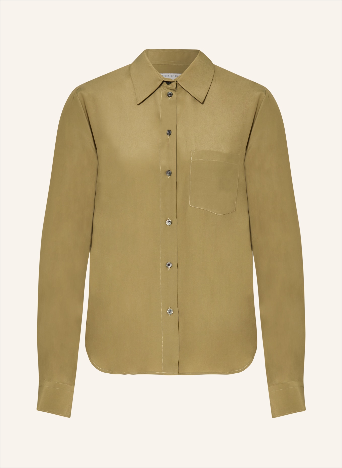 TIGER OF SWEDEN Shirt blouse CELOSA, Color: OLIVE (Image 1)