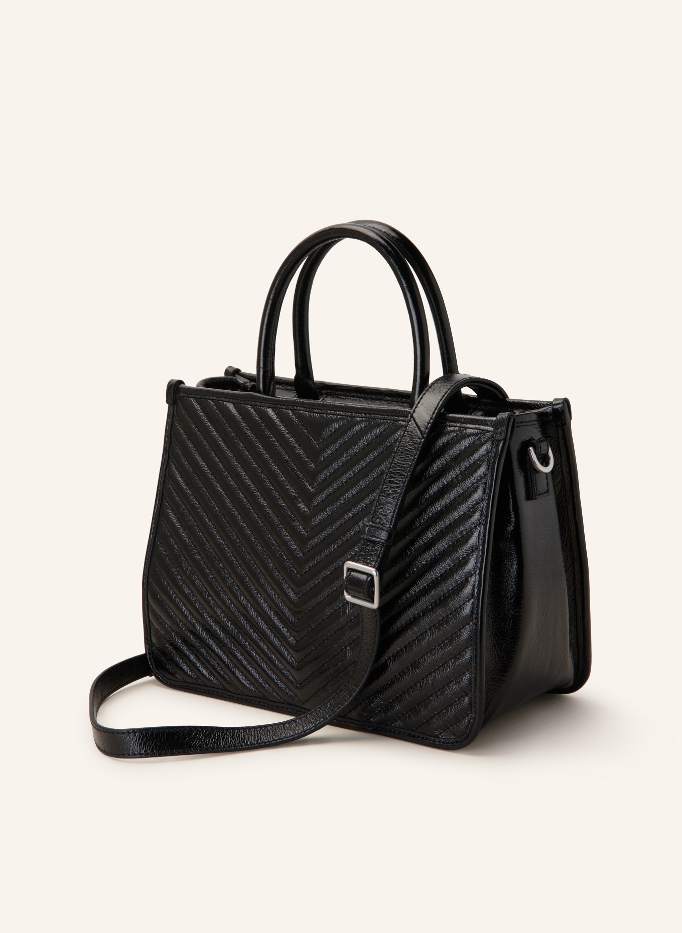 LES VISIONNAIRES Handbag LENA, Color: BLACK (Image 2)