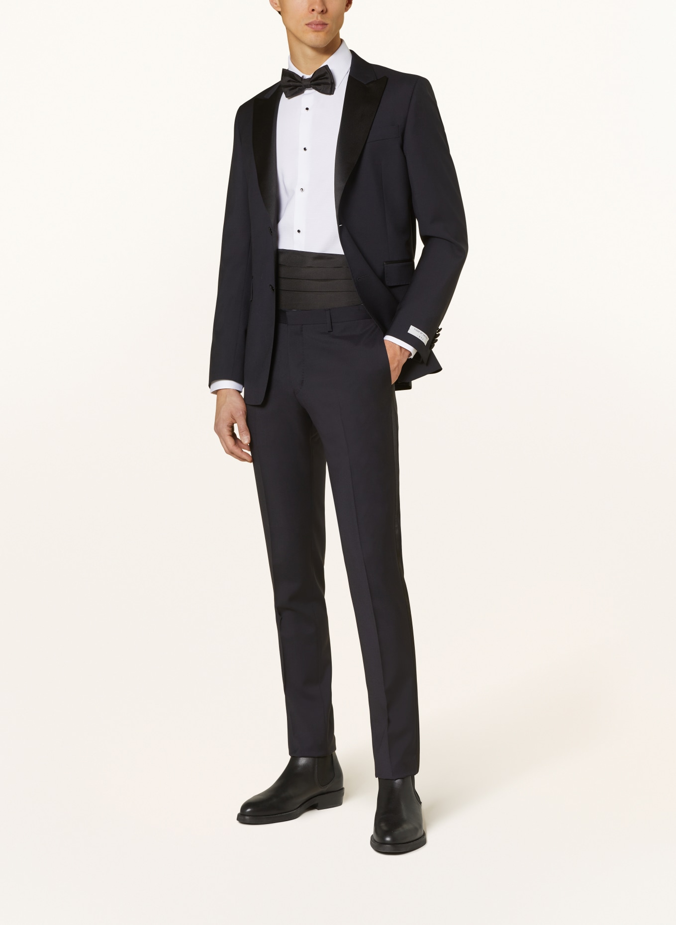 TIGER OF SWEDEN Tuxedo trousers THULIN extra slim fit, Color: DARK BLUE (Image 2)