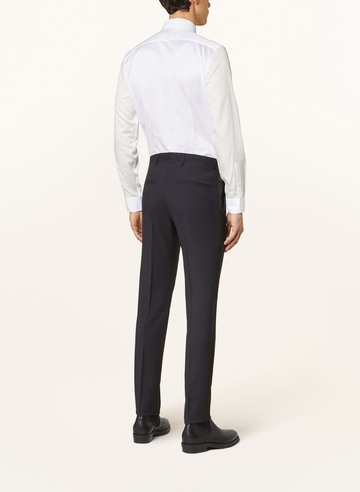 TIGER OF SWEDEN Spodnie smokingowe THULIN extra slim fit, Kolor: GRANATOWY (Obrazek 4)