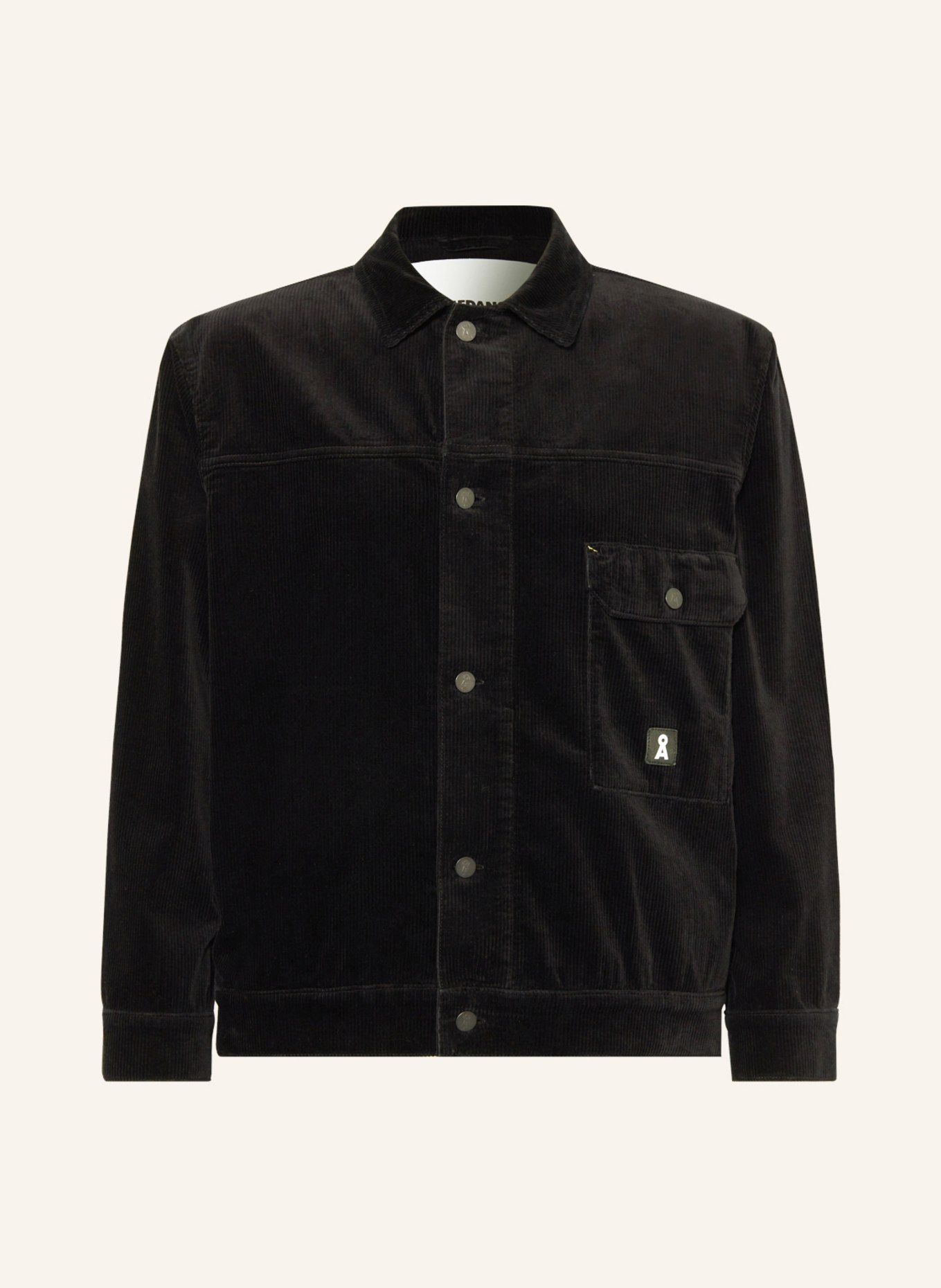 ARMEDANGELS Corduroy jacket AALEKSI, Color: BLACK (Image 1)