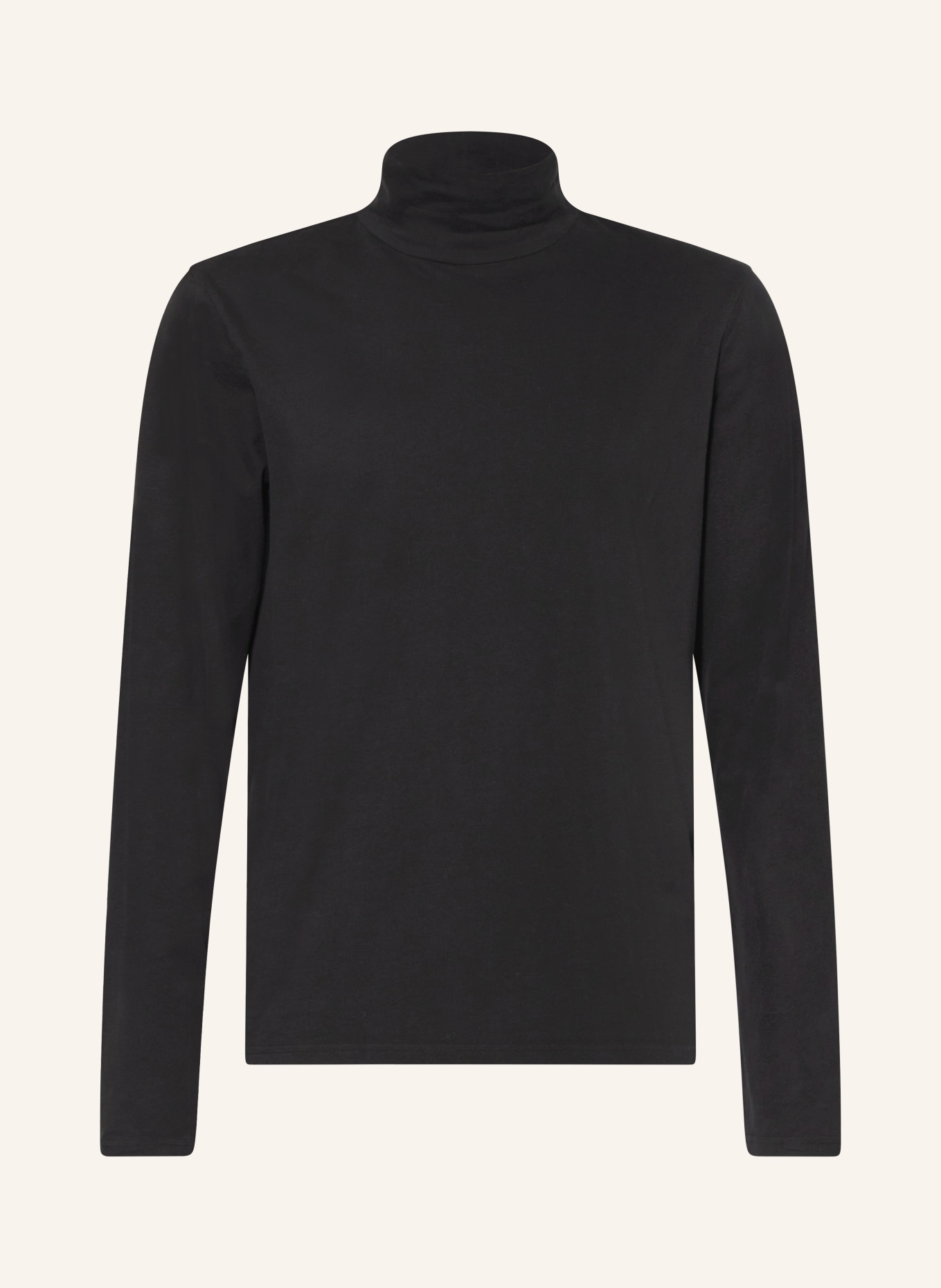 ARMEDANGELS Turtleneck shirt AALVIE, Color: BLACK (Image 1)