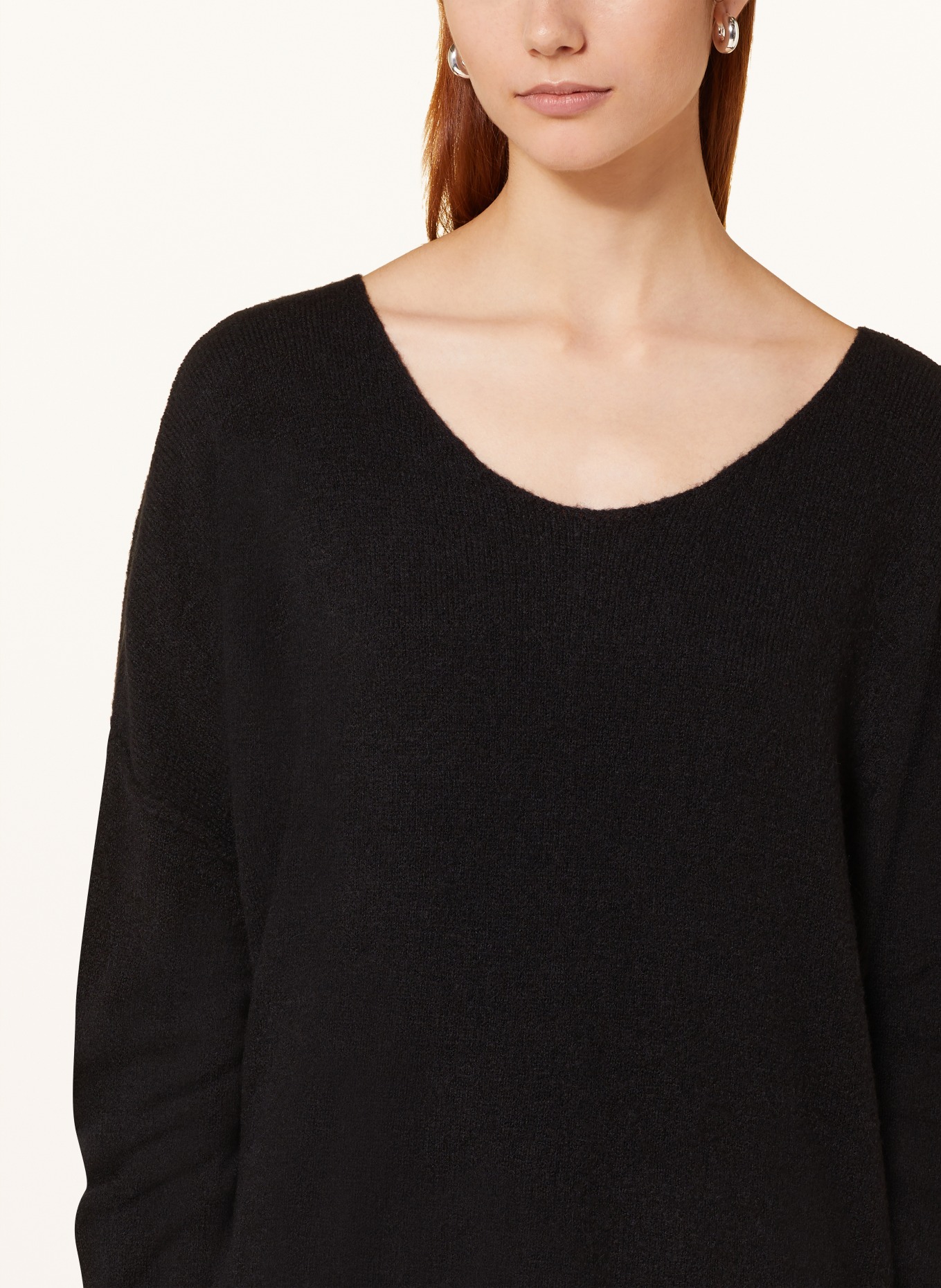 ELIAS RUMELIS Oversized sweater TAMARAER, Color: BLACK (Image 4)