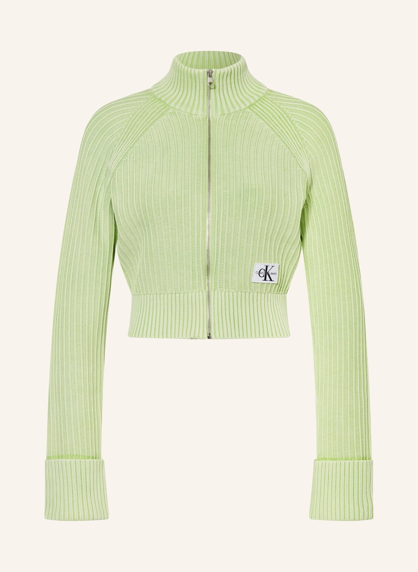 Calvin Klein Jeans Cardigan, Color: LIGHT GREEN (Image 1)