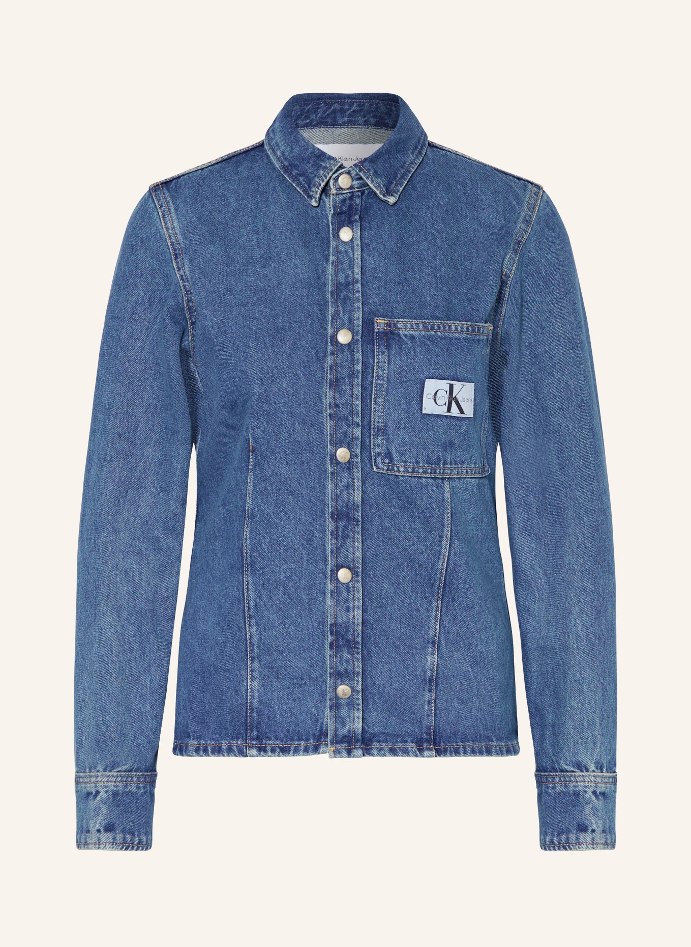 Calvin Klein Jeans Džínová košile, Barva: MODRÁ (Obrázek 1)