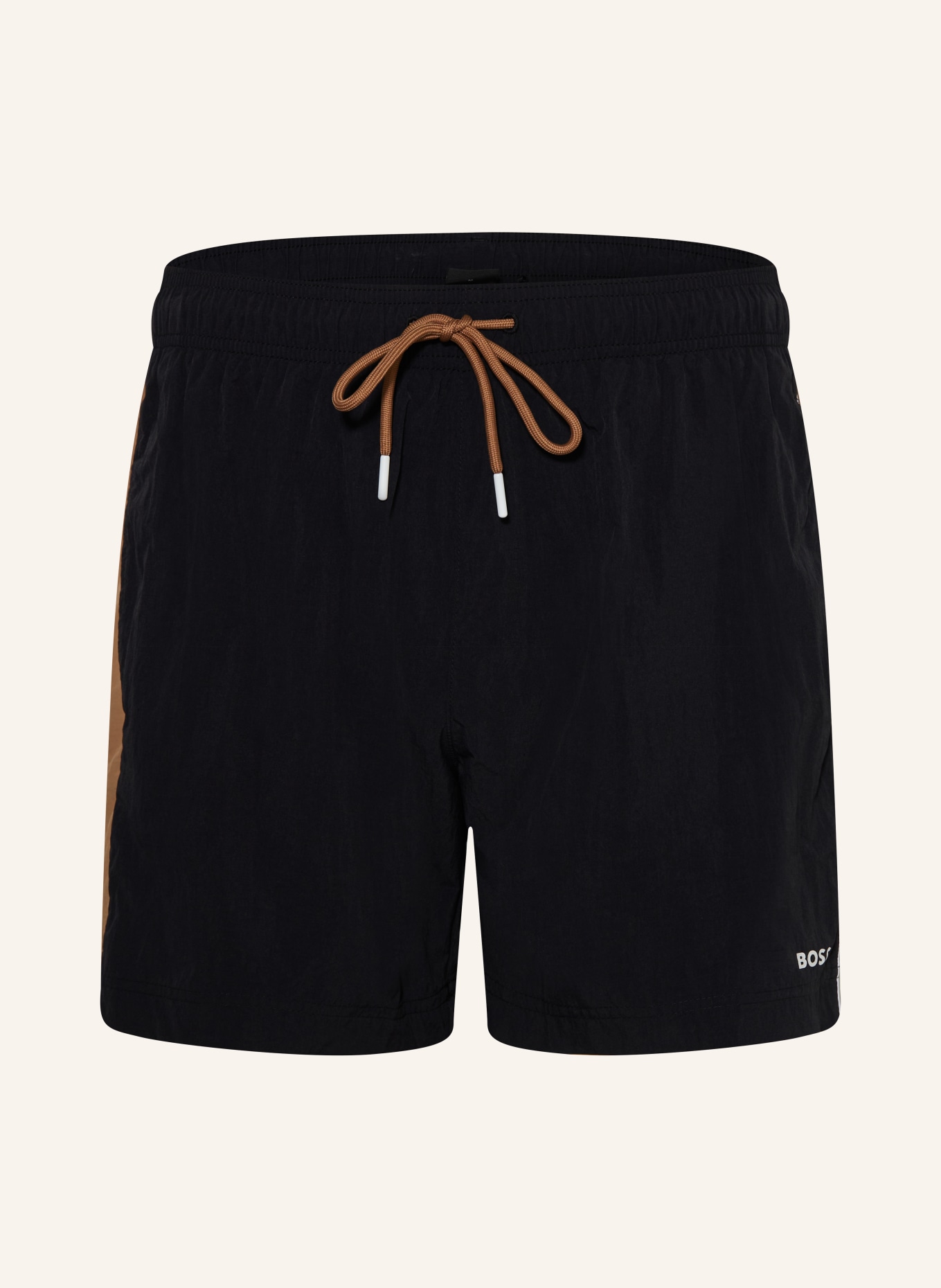 BOSS Swim shorts TUNE, Color: BLACK/ BEIGE (Image 1)