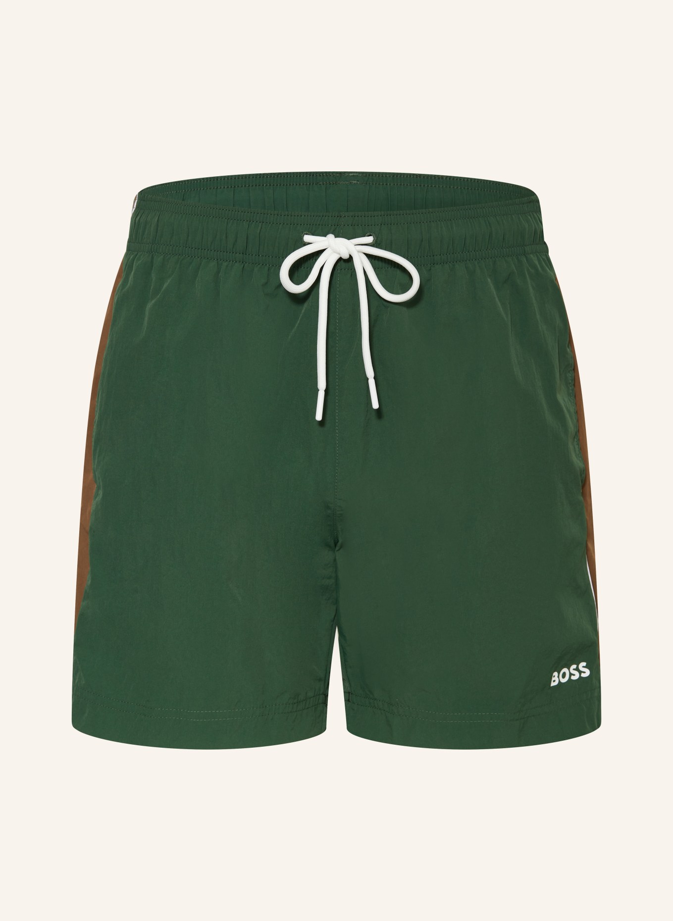 Hugo boss on sale green swim shorts
