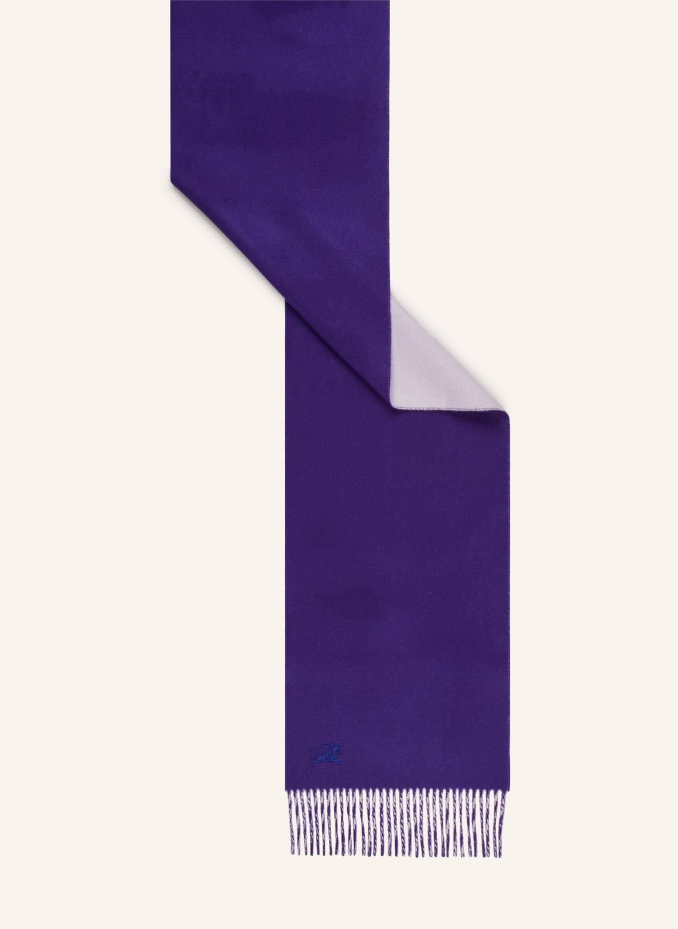 BURBERRY Cashmere scarf, Color: PURPLE/ LIGHT PURPLE (Image 2)