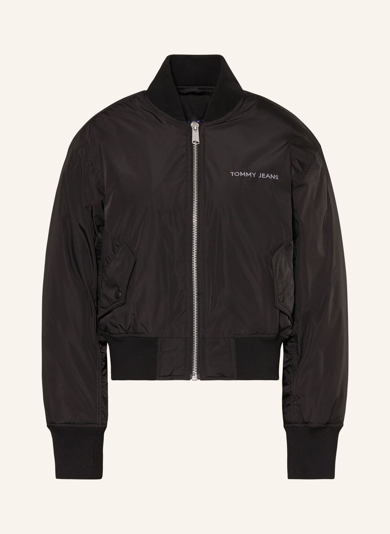 TOMMY JEANS Bomber jacket, Color: BLACK (Image 1)