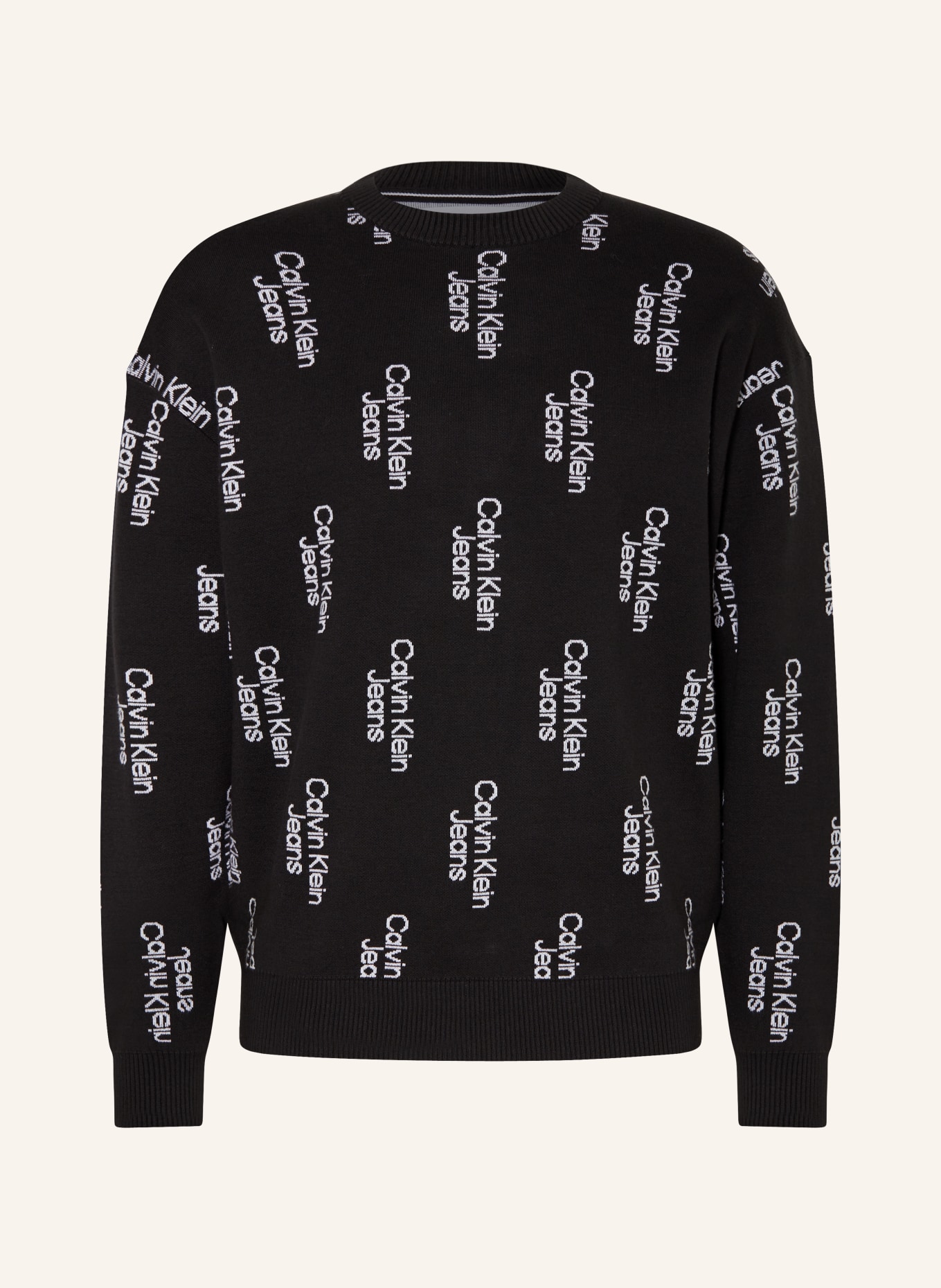 Calvin Klein Jeans Sweater, Color: BLACK/ WHITE (Image 1)