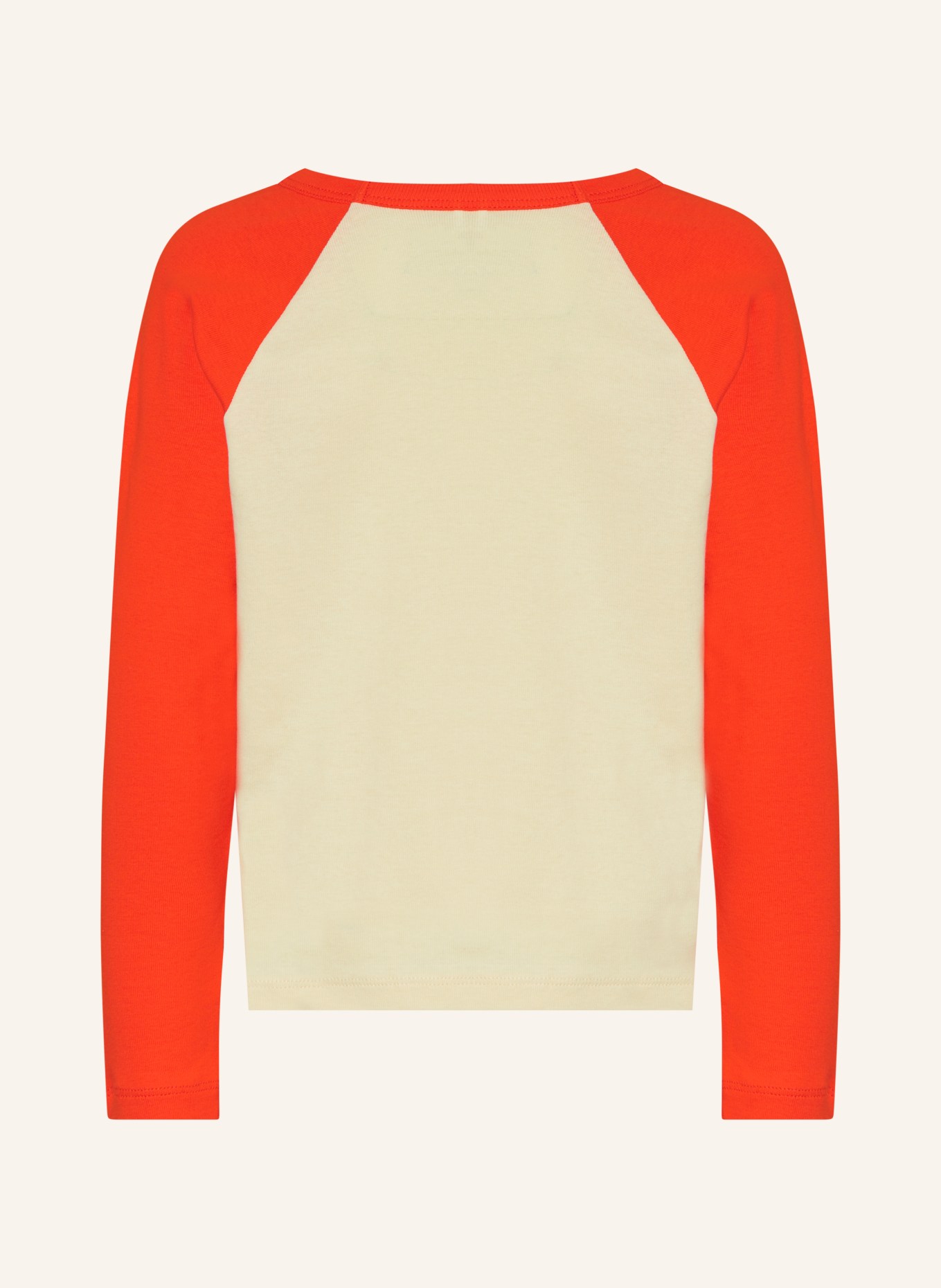 mini rodini Koszulka z długim rękawem, Kolor: CZERWONY/ KREMOWY (Obrazek 2)