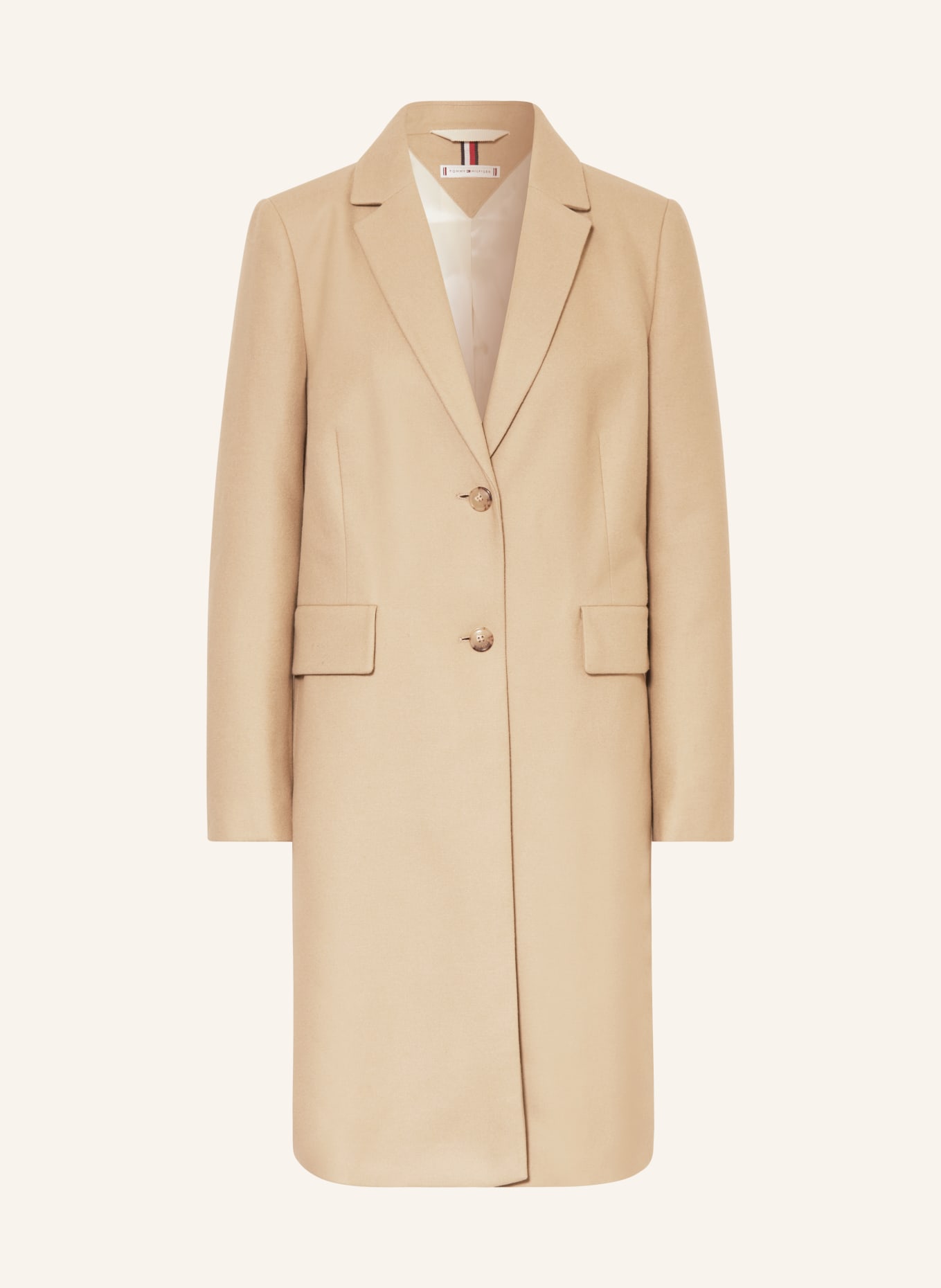 TOMMY HILFIGER Wool coat, Color: CAMEL (Image 1)