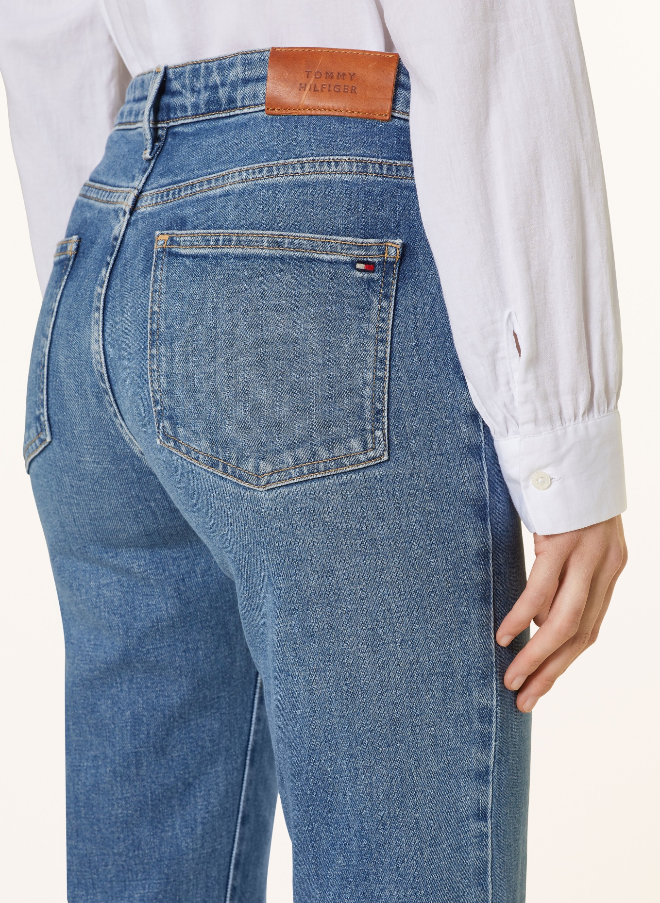 TOMMY HILFIGER Bootcut Jeans in 1a8 mel | Stretchjeans