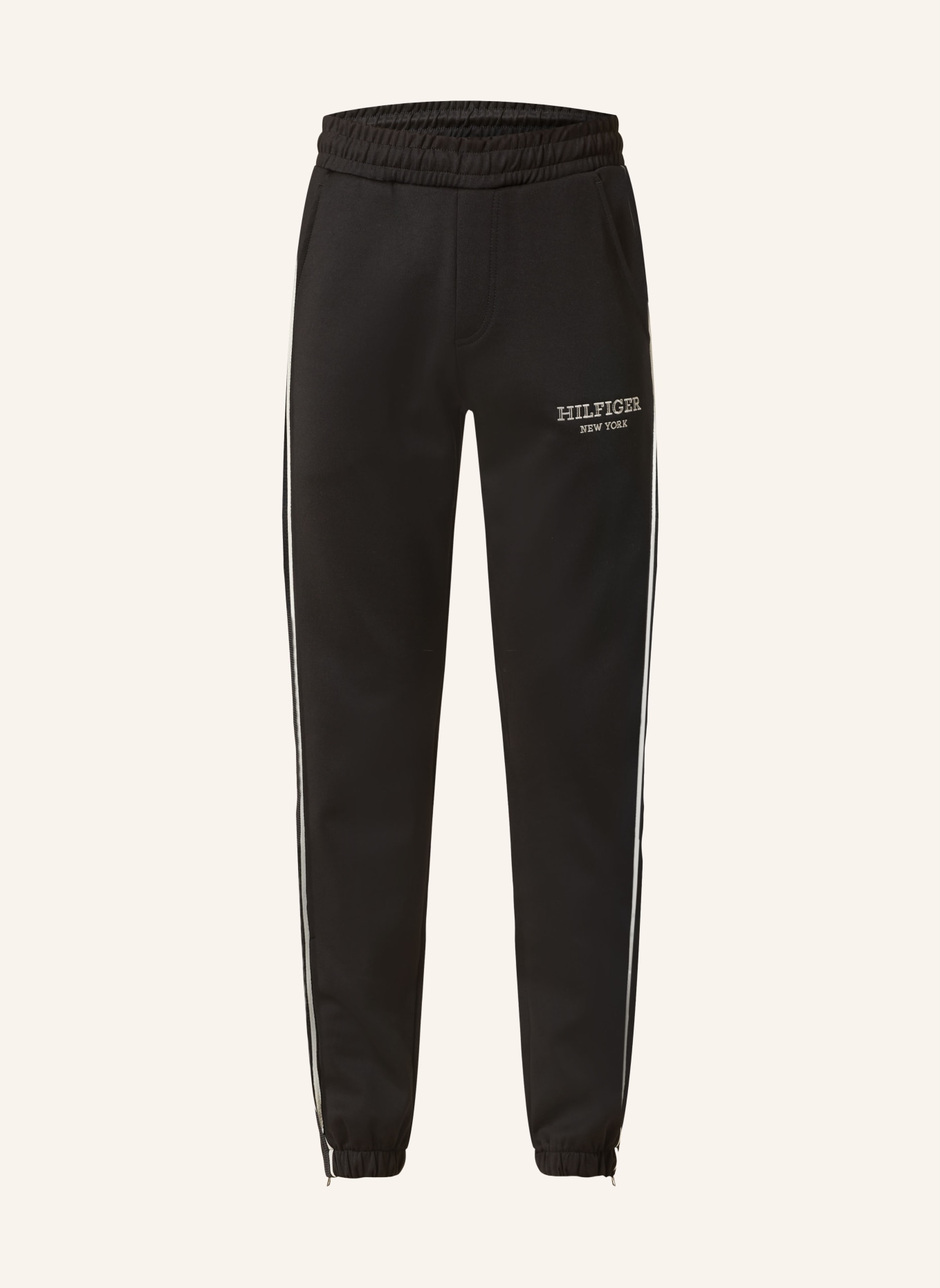 TOMMY HILFIGER Kalhoty v joggingovém stylu Extra Slim Fit, Barva: ČERNÁ (Obrázek 1)