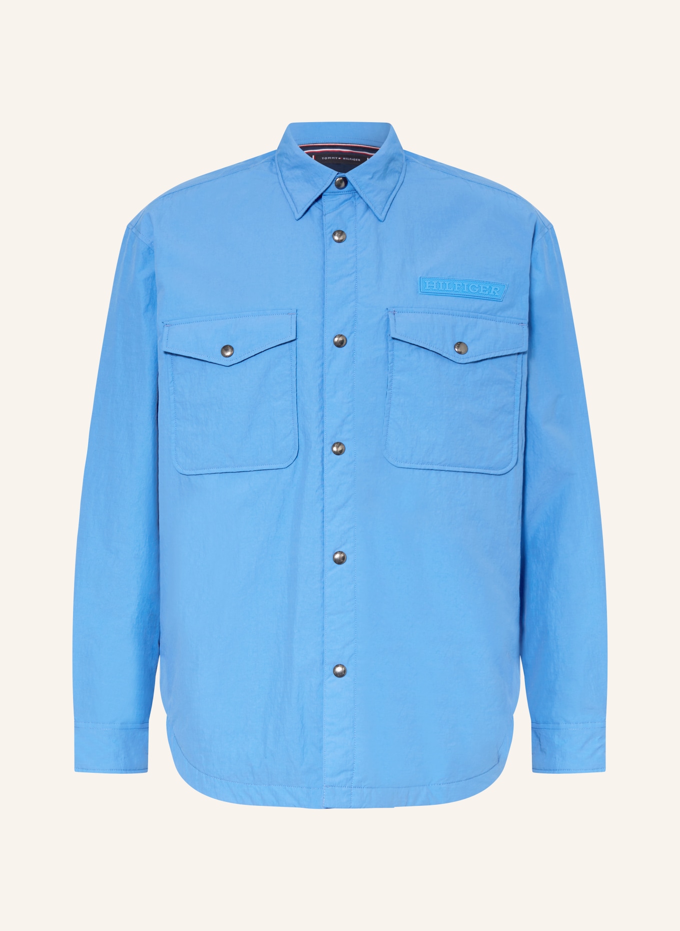 TOMMY HILFIGER Overshirt, Color: BLUE (Image 1)